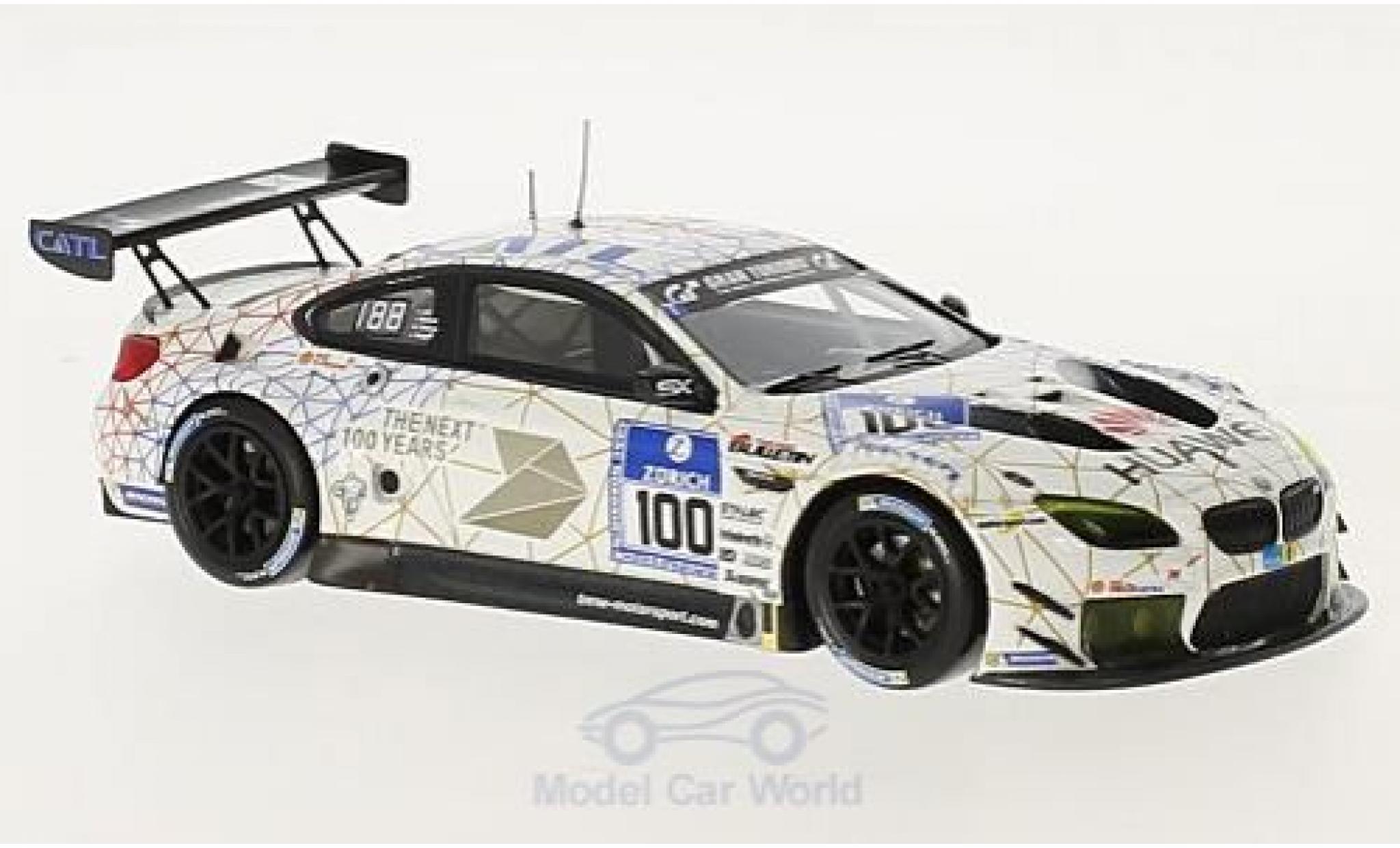 Bmw M6 1/43 Minichamps GT3 No.100 Schubert Motorsport 24h N&uuml;rburgring 2016 J.M.Edwards/J.Klingmann/L.Luhr/M.Tomczyk modelauto