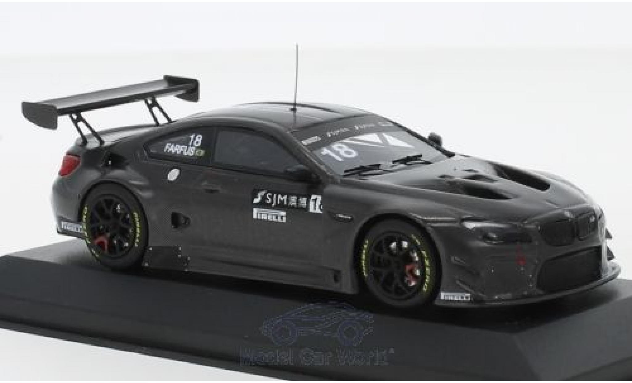 Bmw M6 1/43 Minichamps GT3 No.18 Team Schnitzer Macau GT Cup 2017 A.Farfus modelauto