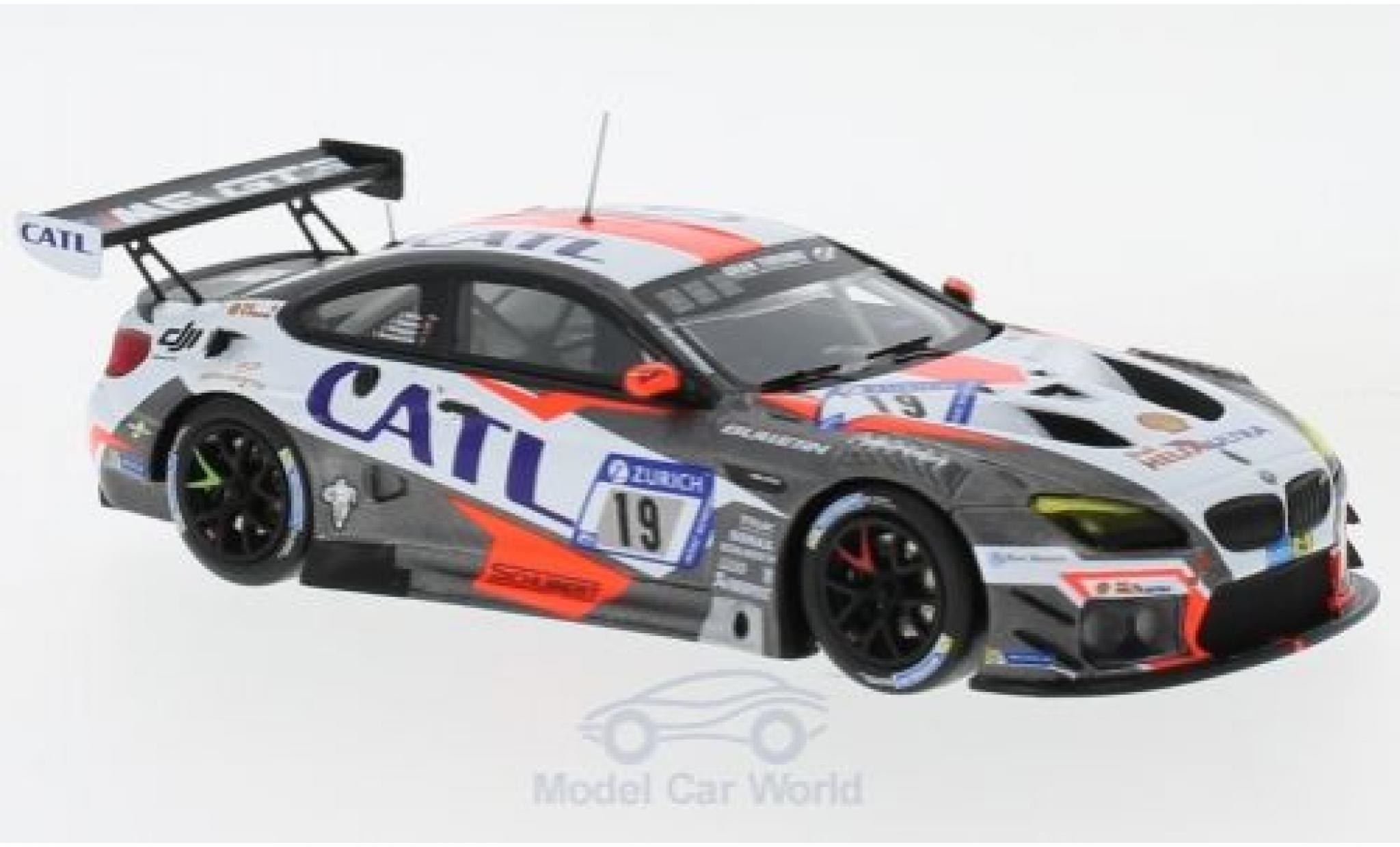 Bmw M6 1/43 Minichamps GT3 No.19 Schubert Motorsport 24h N&uuml;rburgring 2017 J.Klingmann/J.Edwards/T.Onslow-Cole/J.M&uuml;ller modelauto