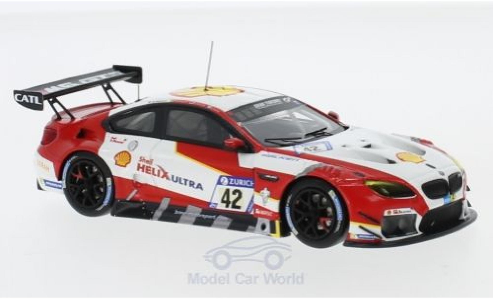 Bmw M6 1/43 Minichamps GT3 No.42 Team Schnitzer S 24h N&uuml;rburgring 2017 M.Wittmann/T.Blomqvist/M.Tomczyk/A.Farfus modelauto