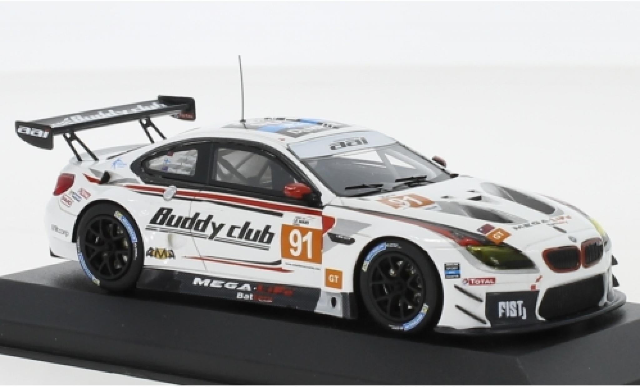 Bmw M6 1/43 Minichamps GT3 No.91 Team AAI Asian Le Mans 2018 J.S.Chen/J.Krohn/C.Mostert modelauto