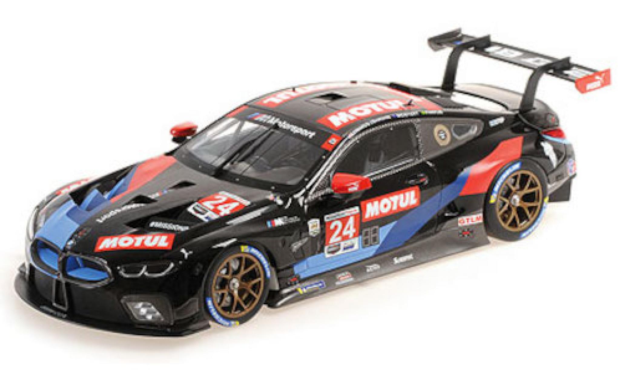 Bmw M8 1/18 Minichamps GTE No.24 RLL Racing 24h Daytona 2020 J.Edwards/A.Farfus/C.Mostert/J.Krohn modelauto