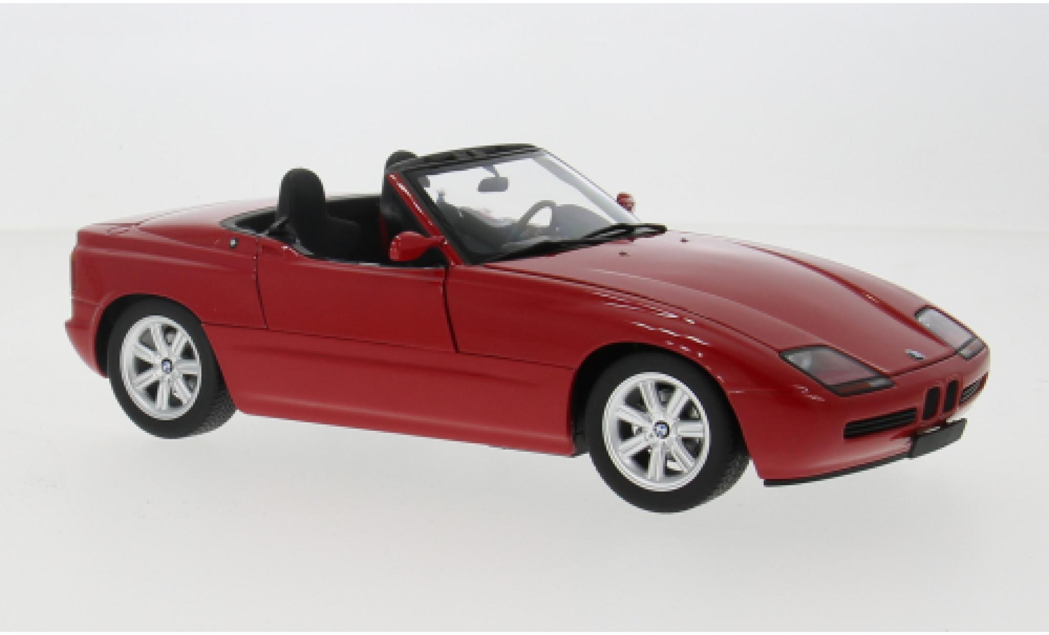 Bmw Z1 1/18 Minichamps rood 1988 1:18 modelauto