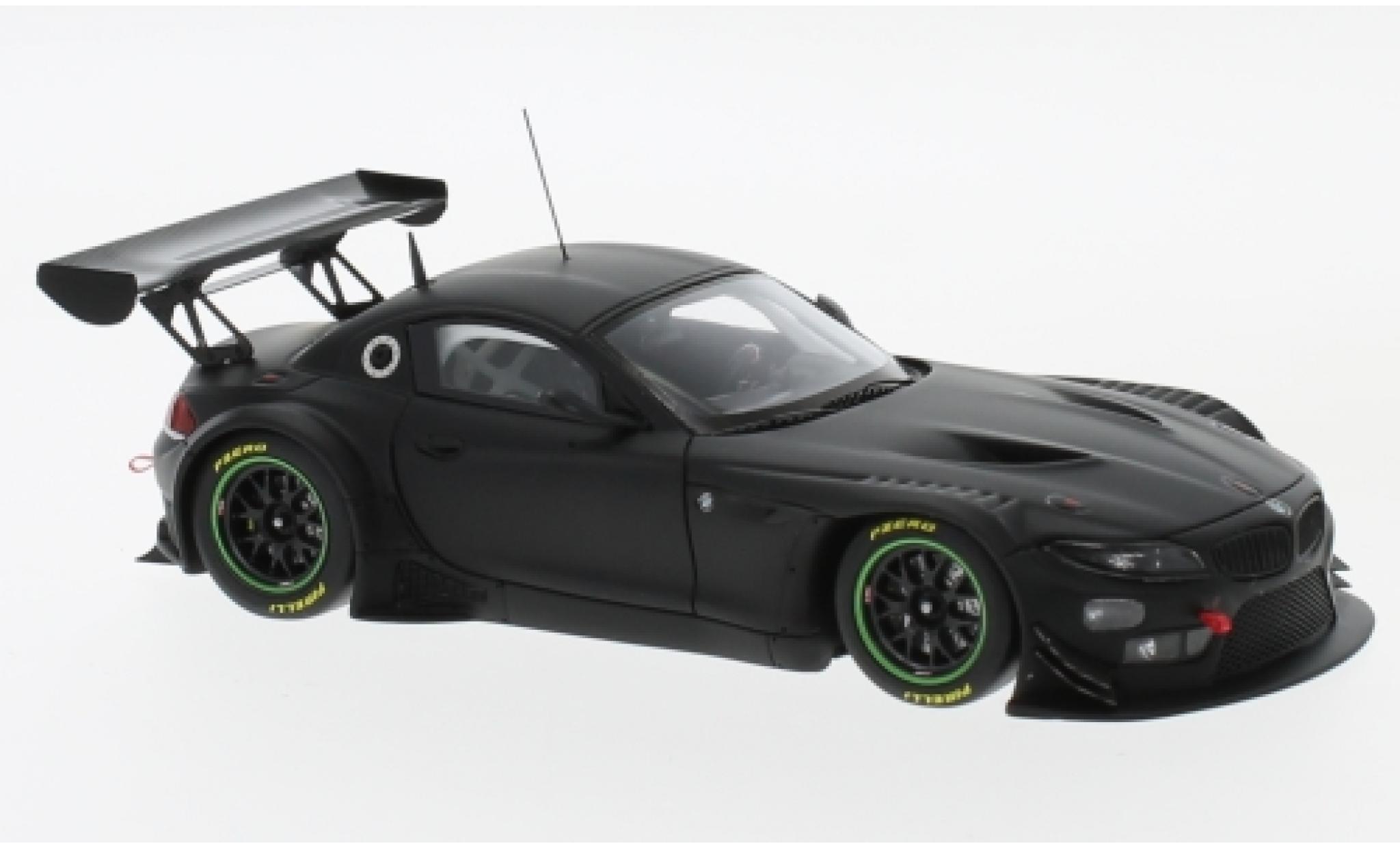 Bmw Z4 1/43 Minichamps GT3 matt-zwart Plain Body Version modelauto