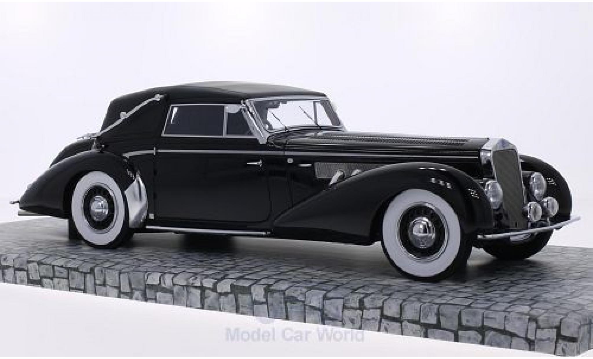 Delage D8-120 1/18 Minichamps Cabrio zwart 1939 First Class Collection modelauto