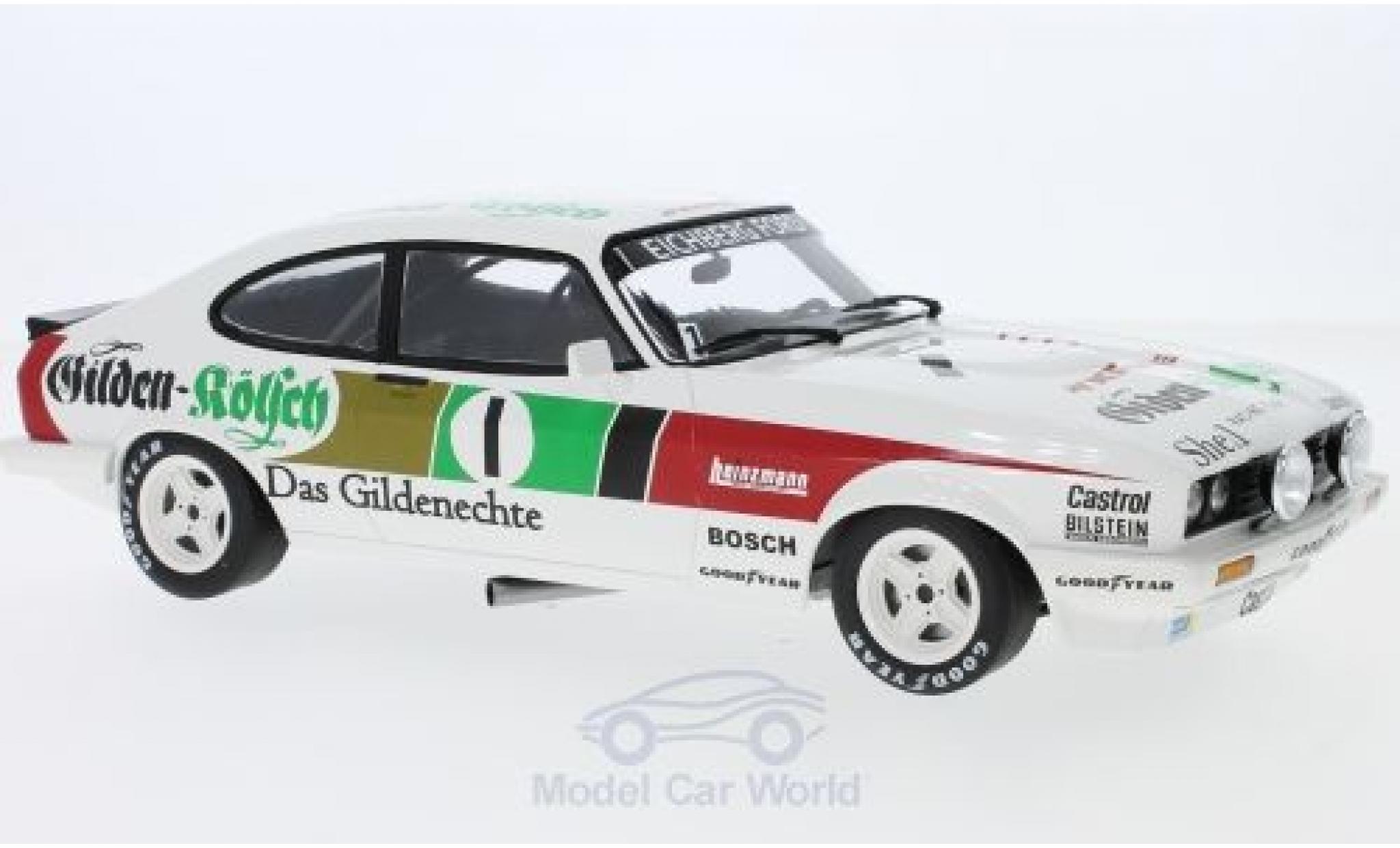 Ford Capri 1/18 Minichamps 3.0 No.1 Gilden-K&ouml;lsch Racing Team Gilden K&ouml;lsch 24h N&uuml;rburgring 1982 D.Sch&auml;fer/K.Rosberg/A.Vatanen modelauto