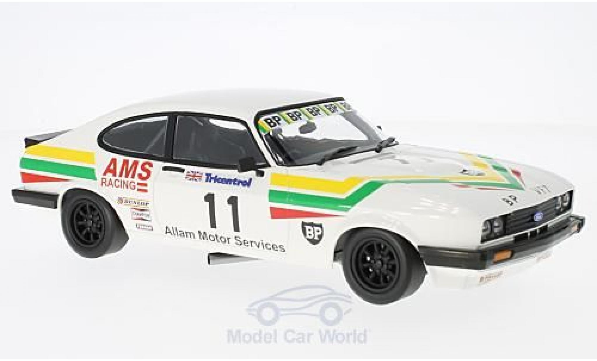 Ford Capri 1/18 Minichamps 3.0 No.11 Allam Motor Services RAC. BSCC Silverstone 1979 J.Allam modelauto