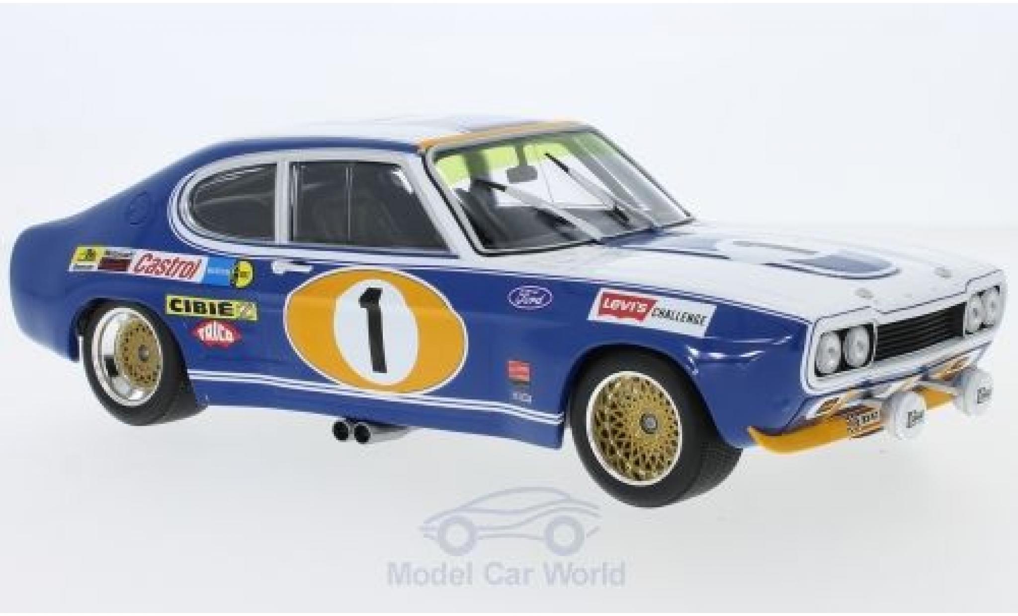 Ford Capri 2600 1/18 Minichamps MK I RS 2600 No.1 K&ouml;ln 24h Spa 1972 D.Glemser/A.Soler-Roig modelauto