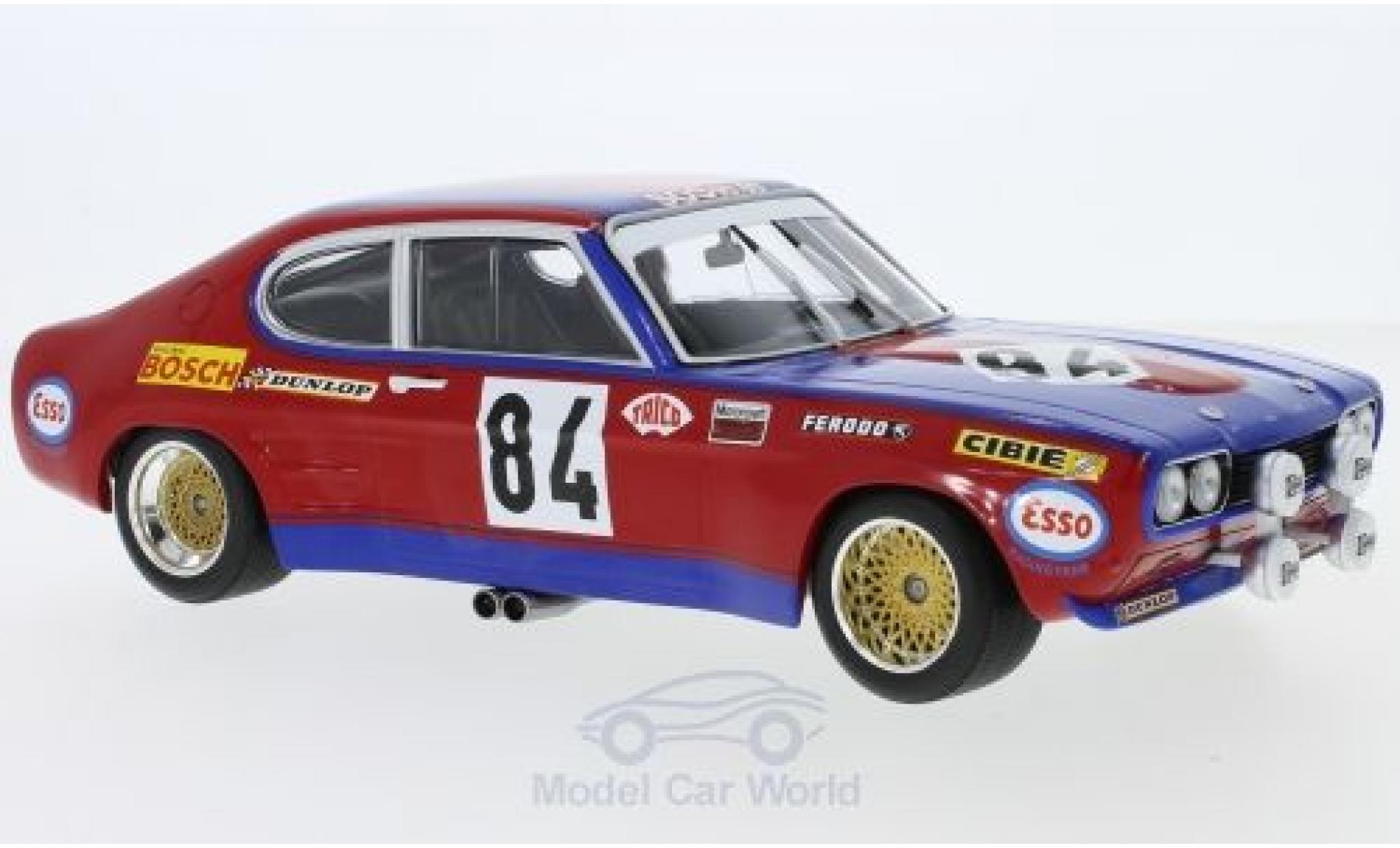 Ford Capri 2600 1/18 Minichamps MK I RS 2600 No.84 Shark Team 24h Le Mans 1972 J.C.Guerie/J.P.Roodt modelauto