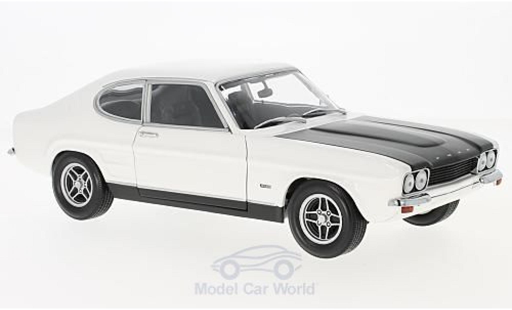 Ford Capri 1/18 Minichamps MKI RS 2600 wit/zwart 1970 modelauto