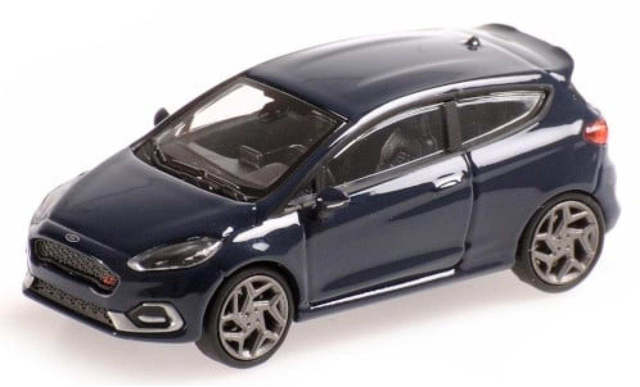 Ford Fiesta 1/87 Minichamps ST blauw 2018 1:87 modelauto