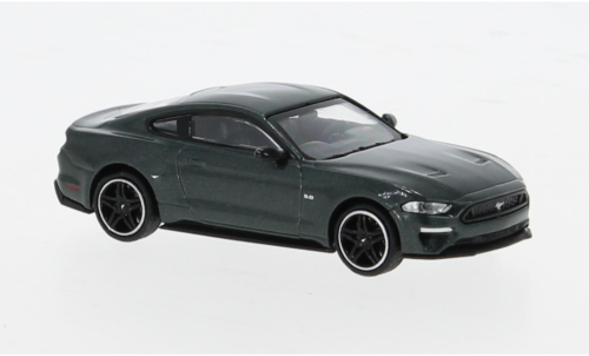 Ford Mustang 1/87 Minichamps GT metallic groen 2018 1:87 modelauto