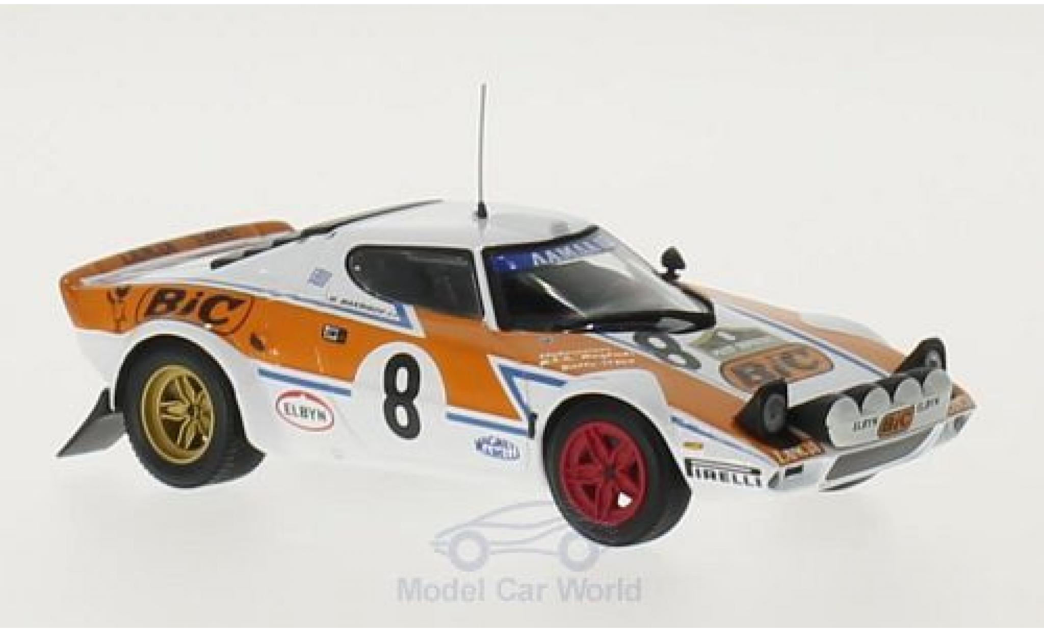 Lancia Stratos 1/43 Minichamps HF No.8 BIC Rallye WM Rallye Griechenland 1978 T.Livieratos/M.Manolis modelauto