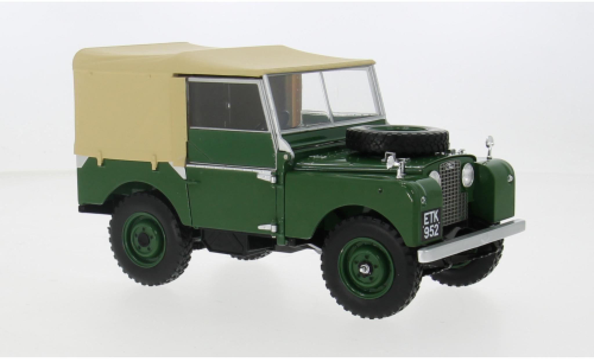 Land Rover 88 1/18 Minichamps Series I groen/beige 1948 1:18 modelauto