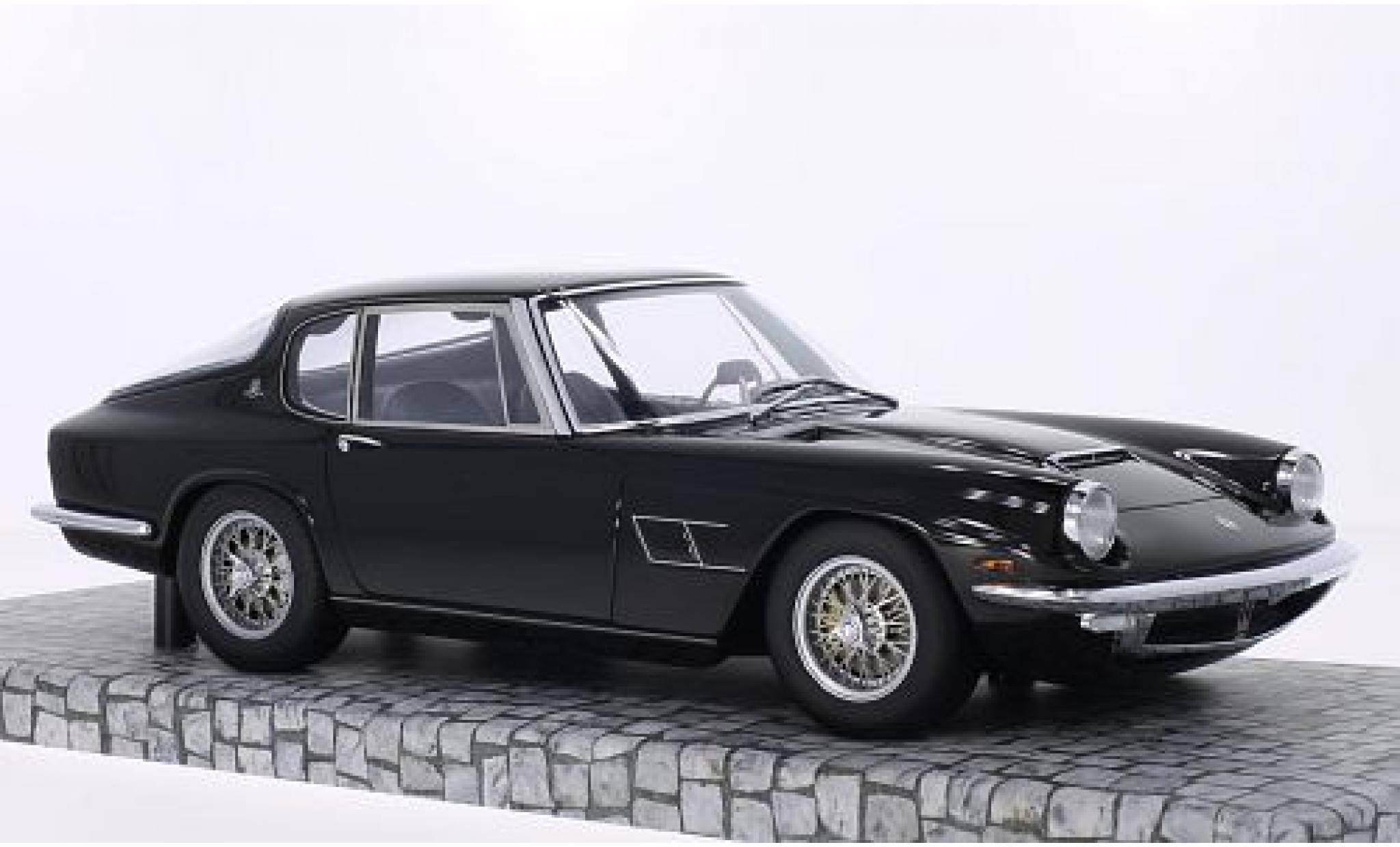 Maserati Mistral 1/18 Minichamps Coupe zwart 1963 First Class Collection modelauto