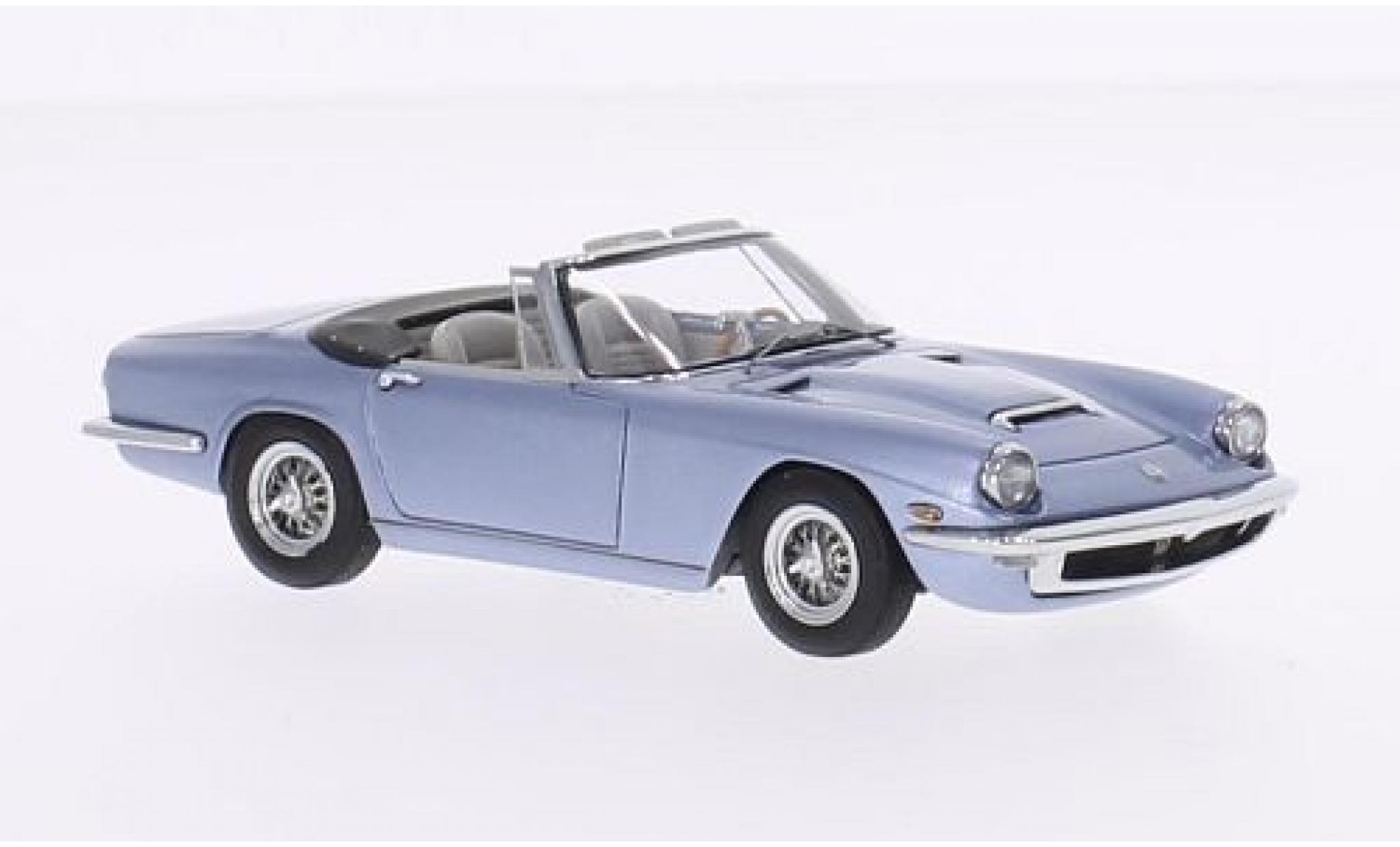Maserati Mistral 1/43 Minichamps Spyder metallic blauw 1964 modelauto