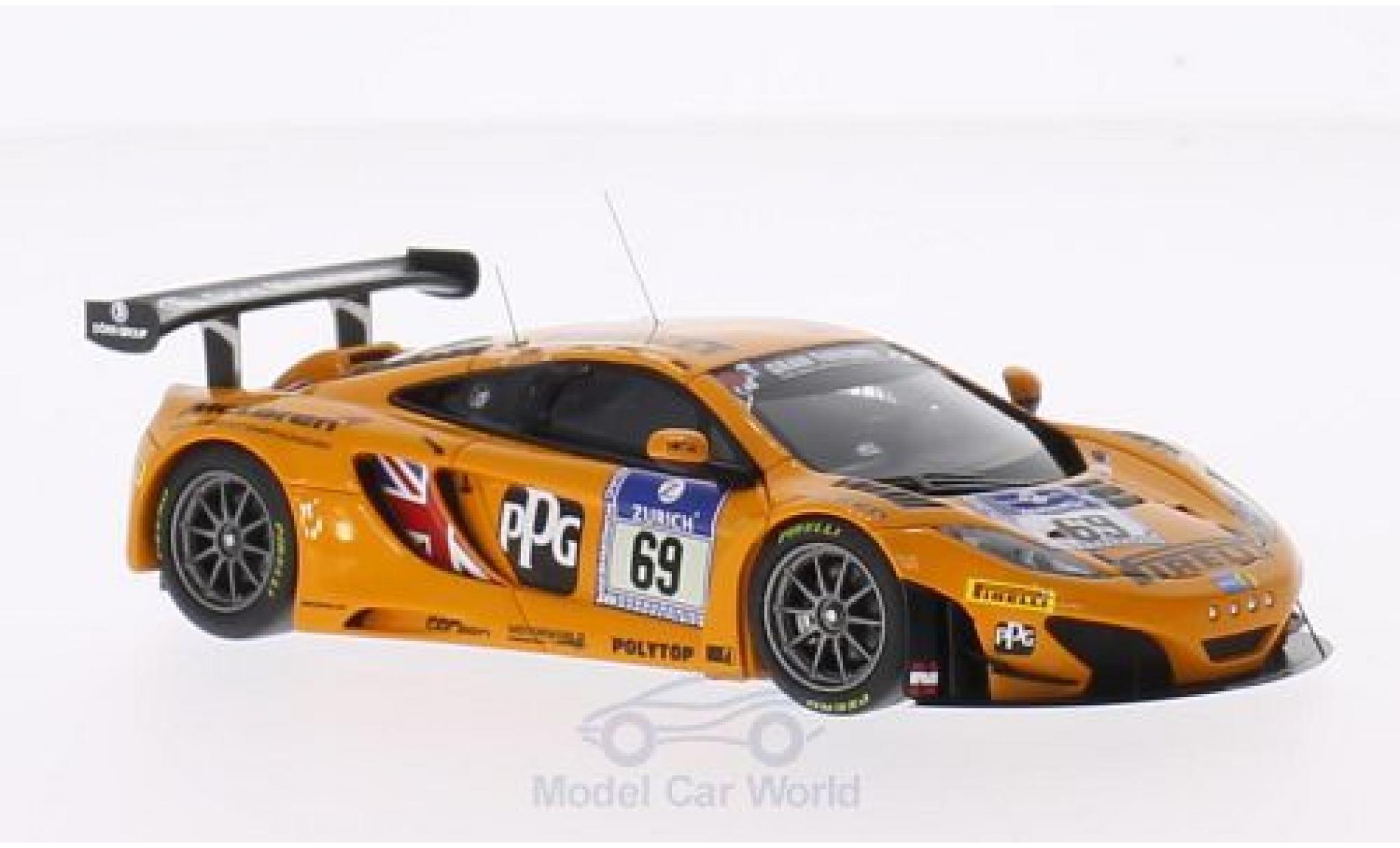McLaren MP4-12C 1/43 Minichamps 12C GT3 No.69 Doerr Motorsport Pirelli 24h N&uuml;rburgring 2014 R.Adams/S.Asch/A.Klasen/A.Parente modelauto