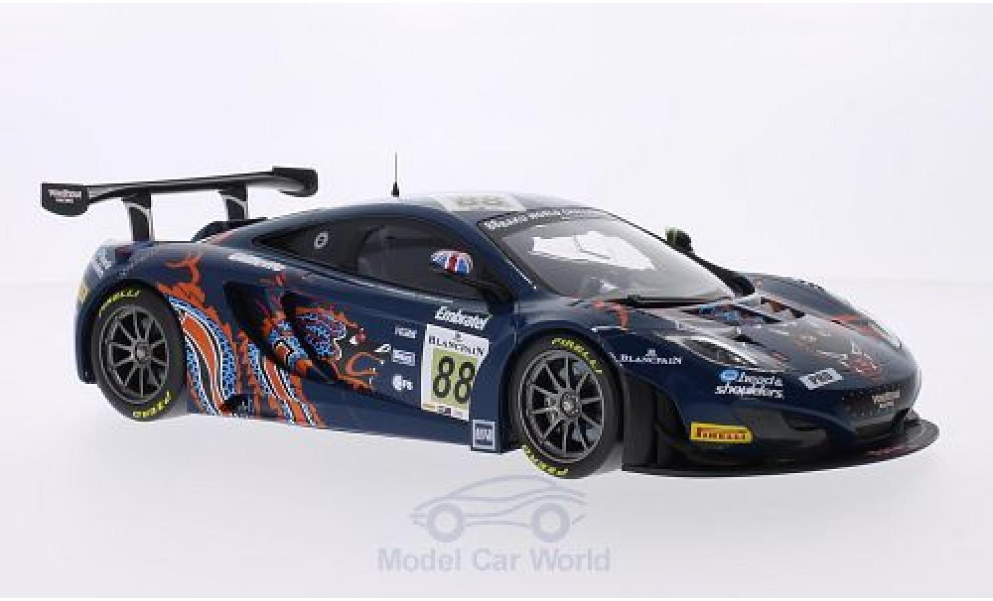 McLaren MP4-12C 1/18 Minichamps 12C GT3 No.88 Von Ryan Racing 24h Spa 2013 R.Barff/C.Goodwin/B.Senna modelauto