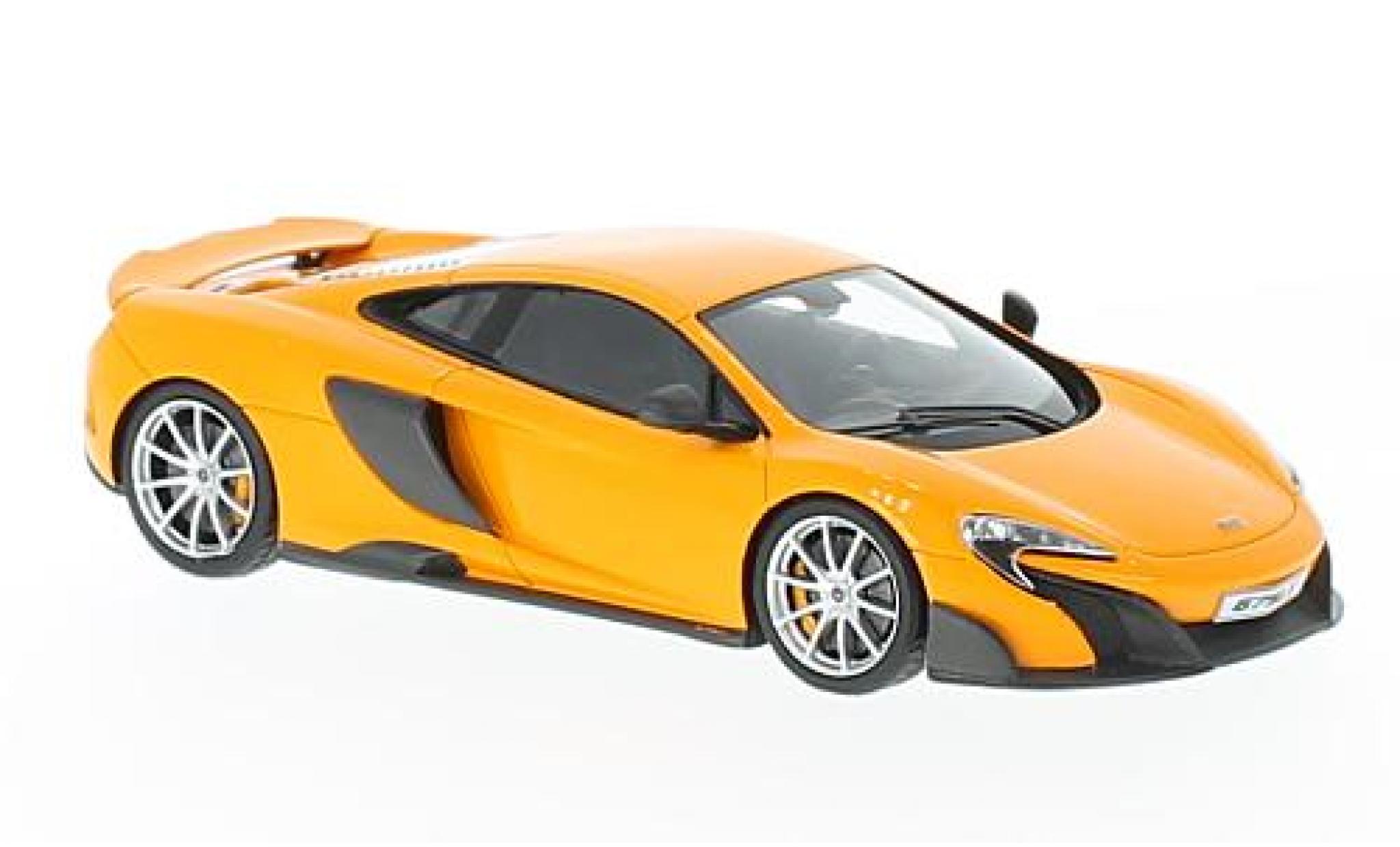 McLaren 675 1/43 Minichamps LT oranje 2015 modelauto