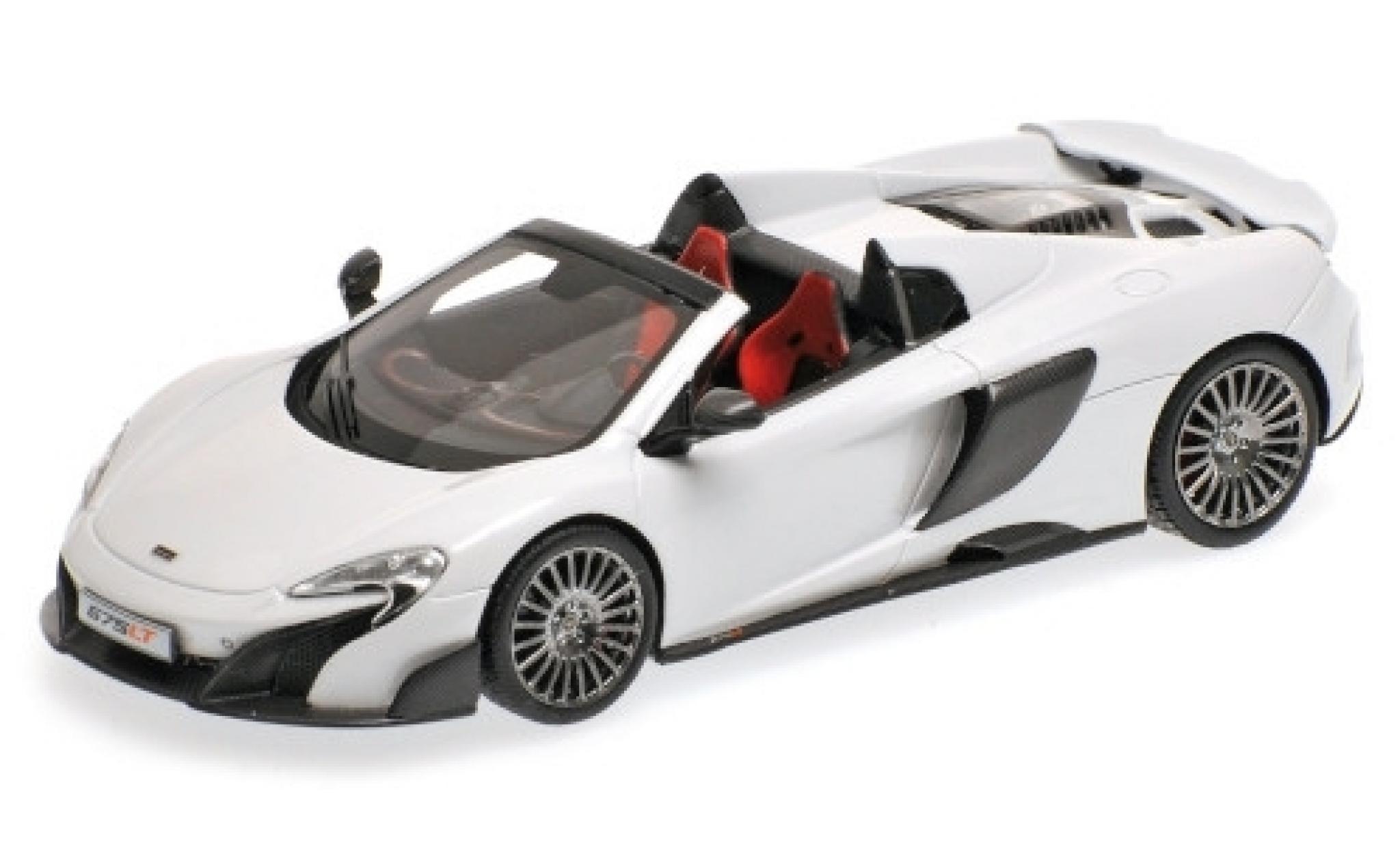 McLaren 675 1/43 Minichamps LT Spider wit 2015 modelauto