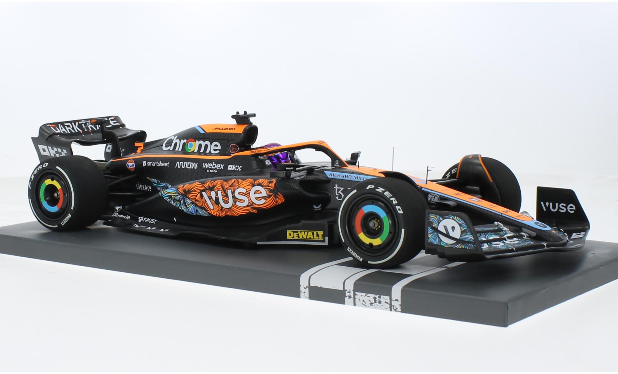 McLaren F1 1/18 Minichamps MCL36 No.3 Team Formel 1 GP Abu Dhabi 2022 1:18 modelauto