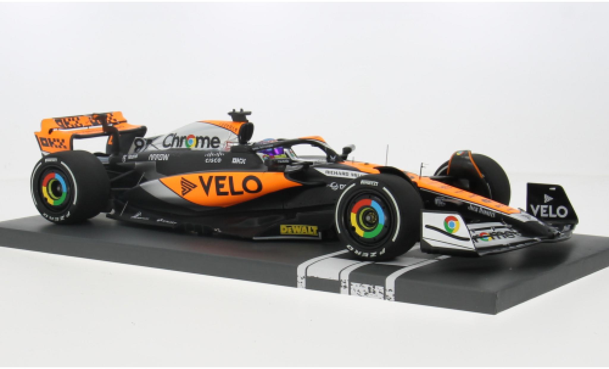 McLaren F1 1/18 Minichamps MCL60 No.81 Team Formel 1 GP Gro&szlig;britannien 2023 1:18 modelauto