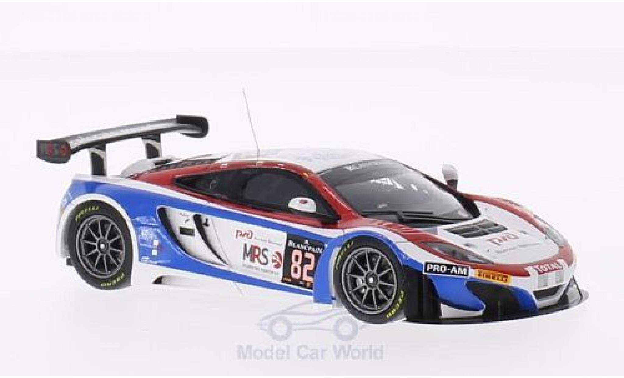 McLaren MP4-12C 1/43 Minichamps GT3 No.82 Russian Team 24h Spa 2014 A.Vasiliev/K.Vasiliauskas/M.Asmer/F.Spengler modelauto