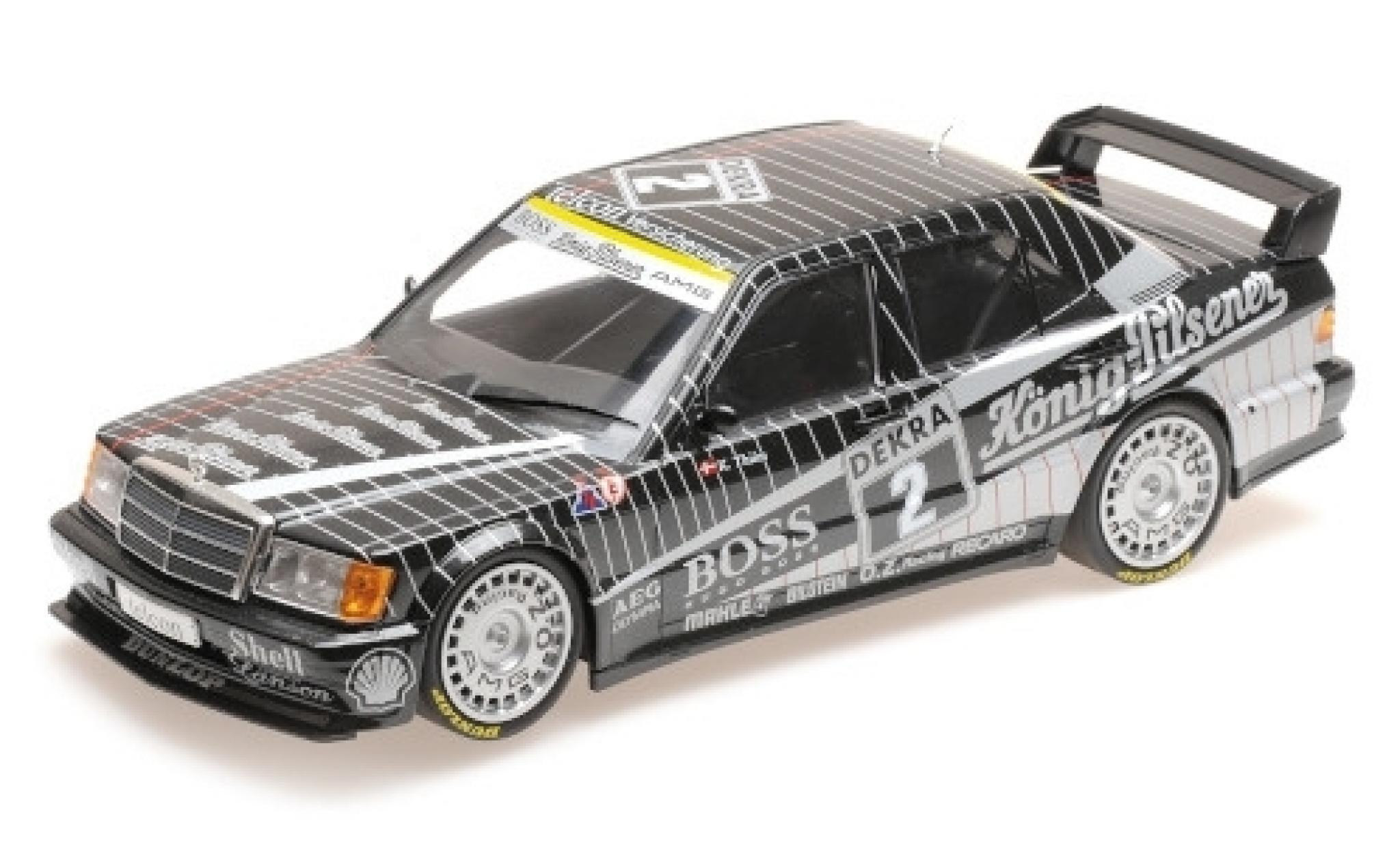 Mercedes 190 1/18 Minichamps E 2.5-16 Evo 1 No.2 AMG Boss / K&ouml;nig-Pilsener DTM 1989 K.Thiim modelauto