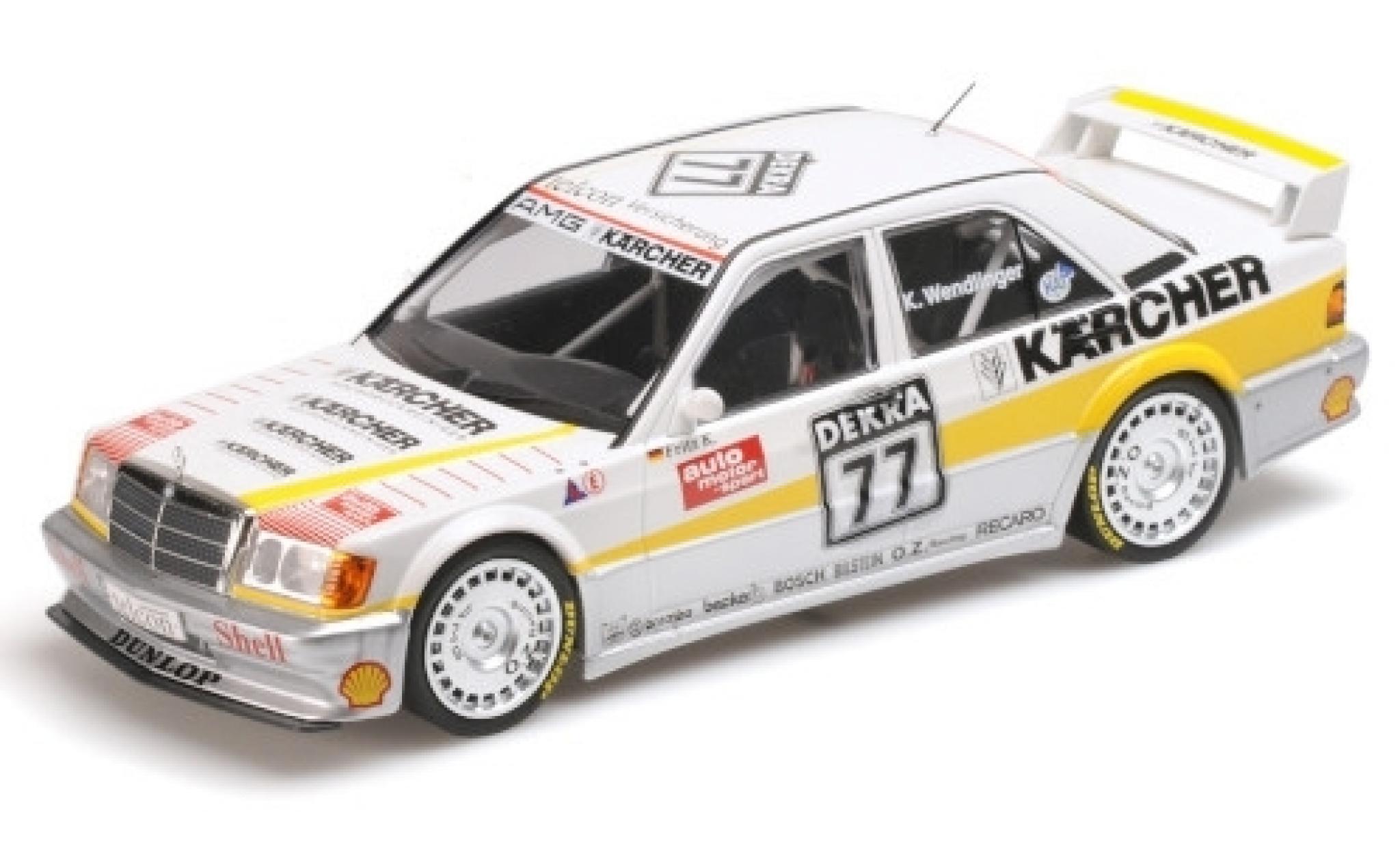 Mercedes 190 1/18 Minichamps E 2.5-16 EVO 1 No.77 Team AMG- K&auml;rcher DTM 1989 F.Kreuzpointner modelauto
