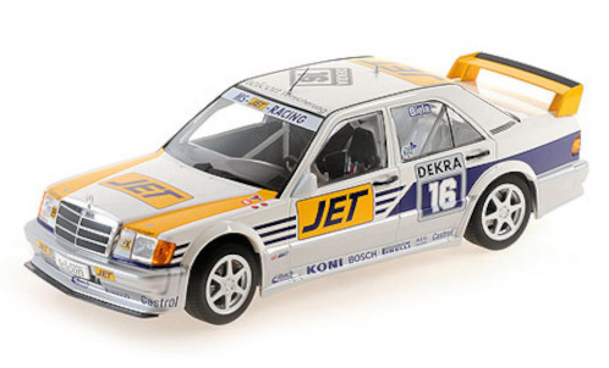 Mercedes 190 1/18 Minichamps E 2.5-16 Evo 1 (W201) No.16 MS-Jet-Racing Jet DTM 1990 F.Biela modelauto