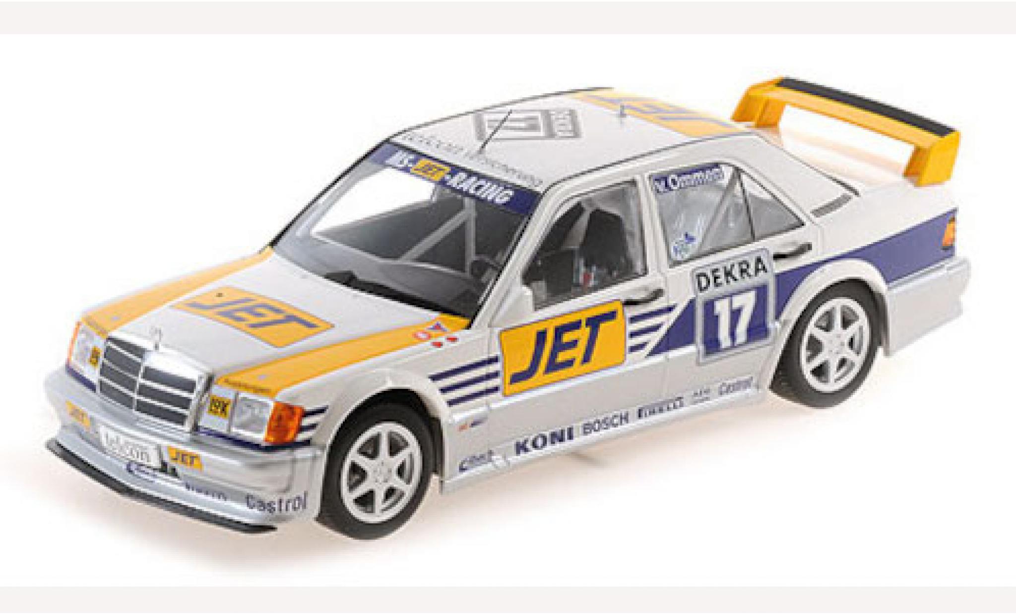 Mercedes 190 1/18 Minichamps E 2.5-16 Evo 1 (W201) No.17 MS-Jet-Racing Jet DTM 1990 J.van Ommen modelauto