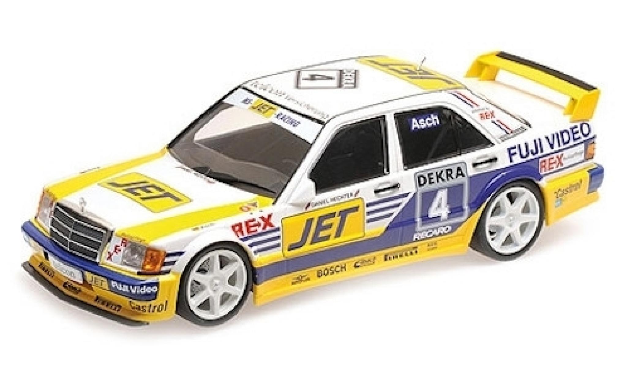 Mercedes 190 1/18 Minichamps E 2.5-16 Evo 1 (W201) No.4 Team MS-JET Jet DTM 1989 R.Asch modelauto