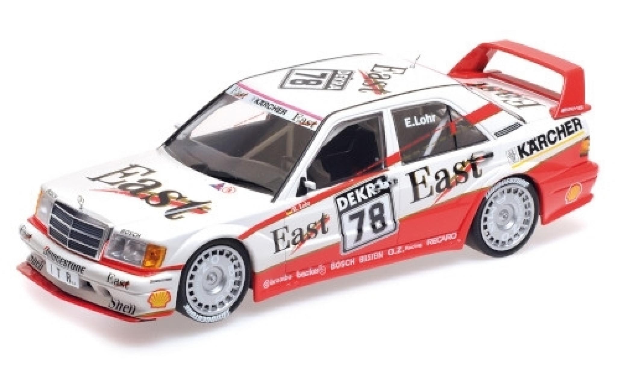 Mercedes 190 1/18 Minichamps E 2.5-16 Evo 2 No.78 Team MS - AMG East DTM 1991 E.Lohr modelauto