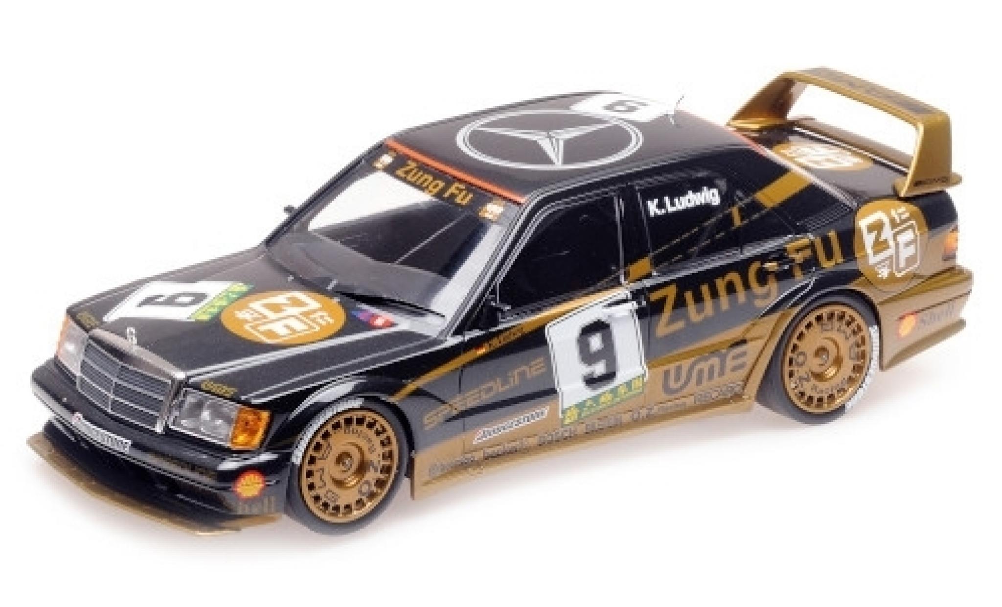 Mercedes 190 1/18 Minichamps E 2.5-16 EVO 2 (W200) No.9 Zung Fu Macau Guia Race 1991 K.Ludwig modelauto