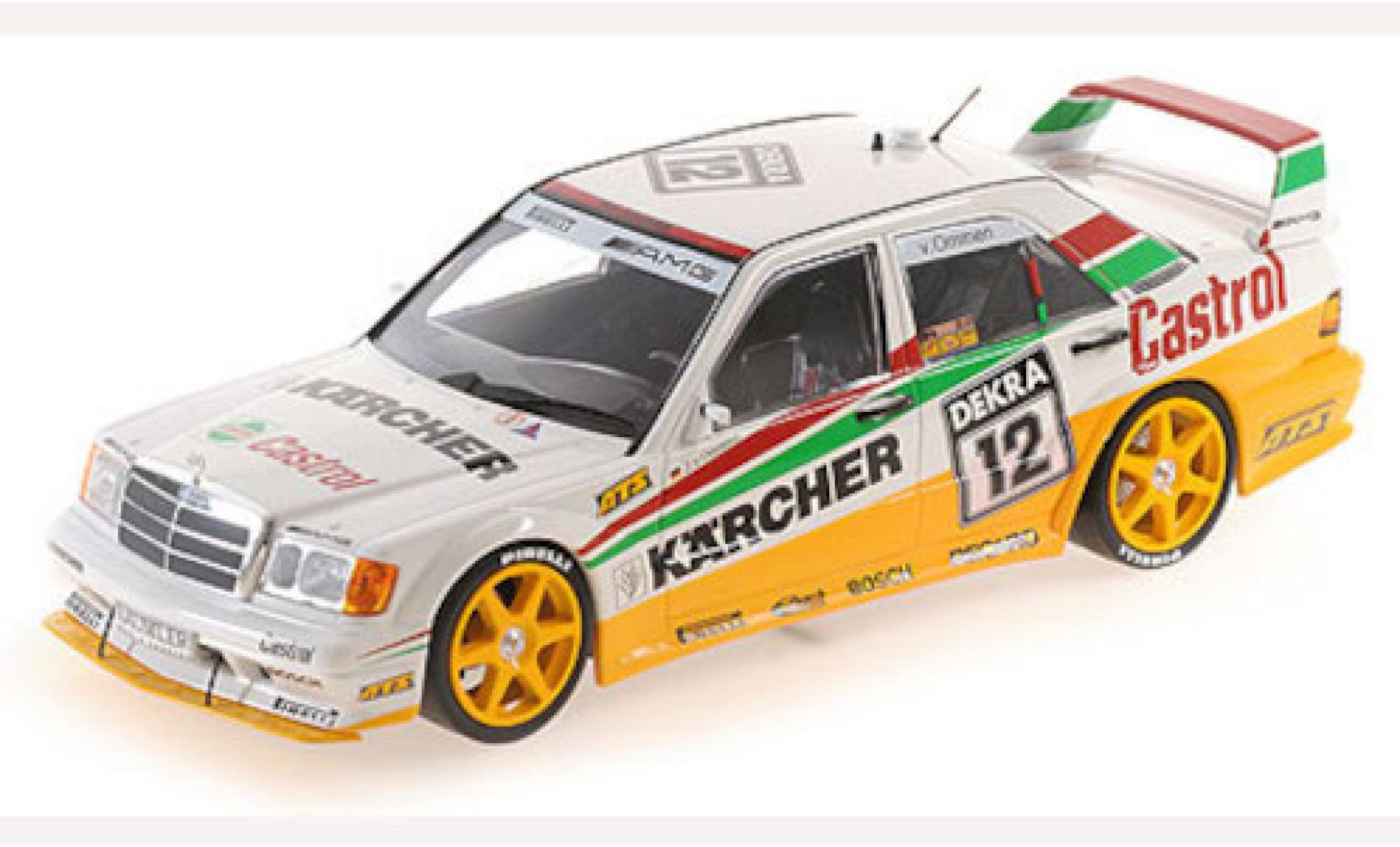 Mercedes 190 1/18 Minichamps E 2.5-16 Evo 2 (W201) No.12 Team Mass-Schons K&auml;rcher DTM 1992 J.van Ommen modelauto
