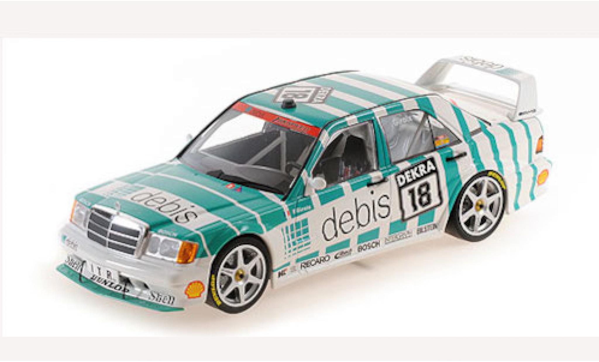 Mercedes 190 1/18 Minichamps E 2.5-16 Evo 2 (W201) No.18 Team Zakspeed Debis DTM 1991 F.Giroix modelauto