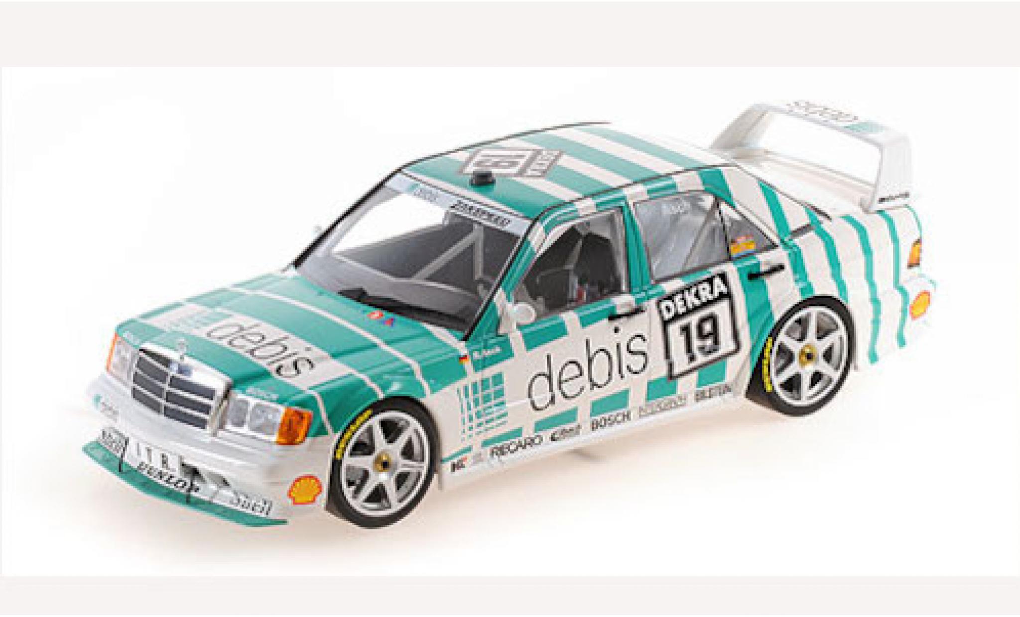 Mercedes 190 1/18 Minichamps E 2.5-16 Evo 2 (W201) No.19 Team Zakspeed Debis DTM 1991 R.Asch modelauto