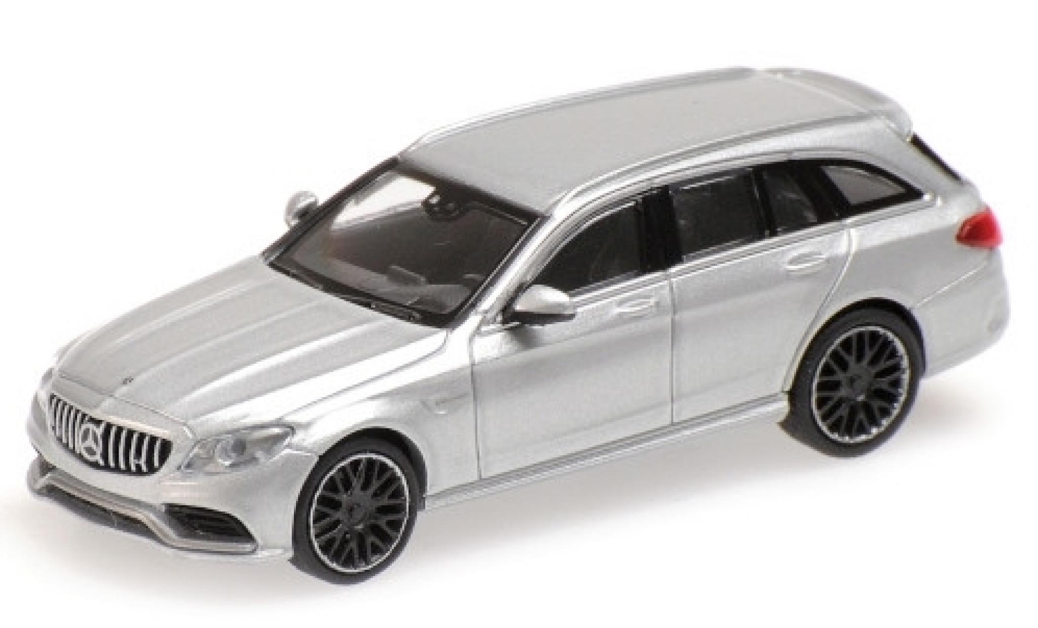 Mercedes Classe C 1/87 Minichamps AMG C63 T-Modell (S205) grijs 2019 modelauto