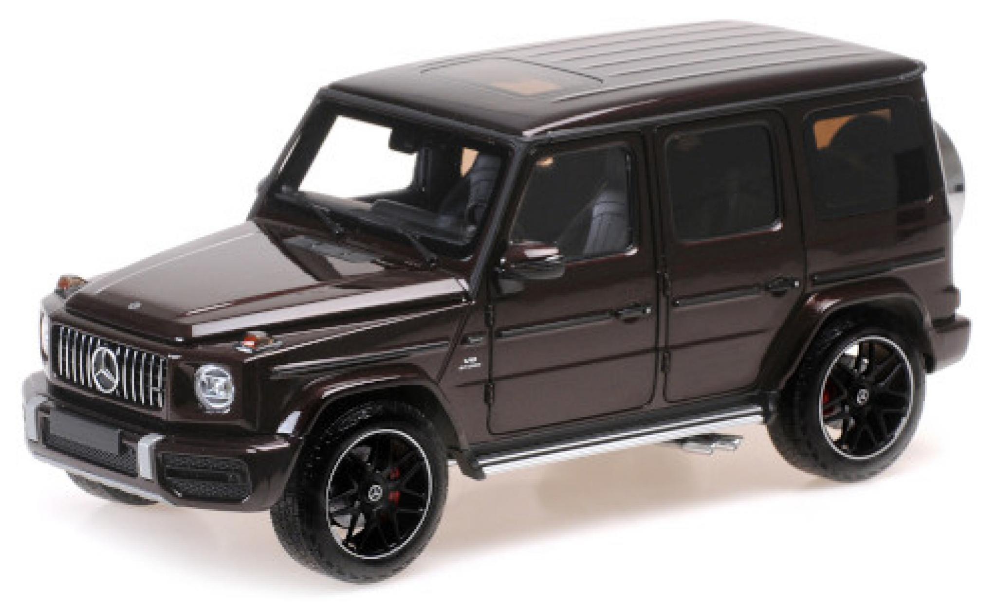 Mercedes Classe G 1/18 Minichamps AMG G63 metallic rood 2018 modelauto