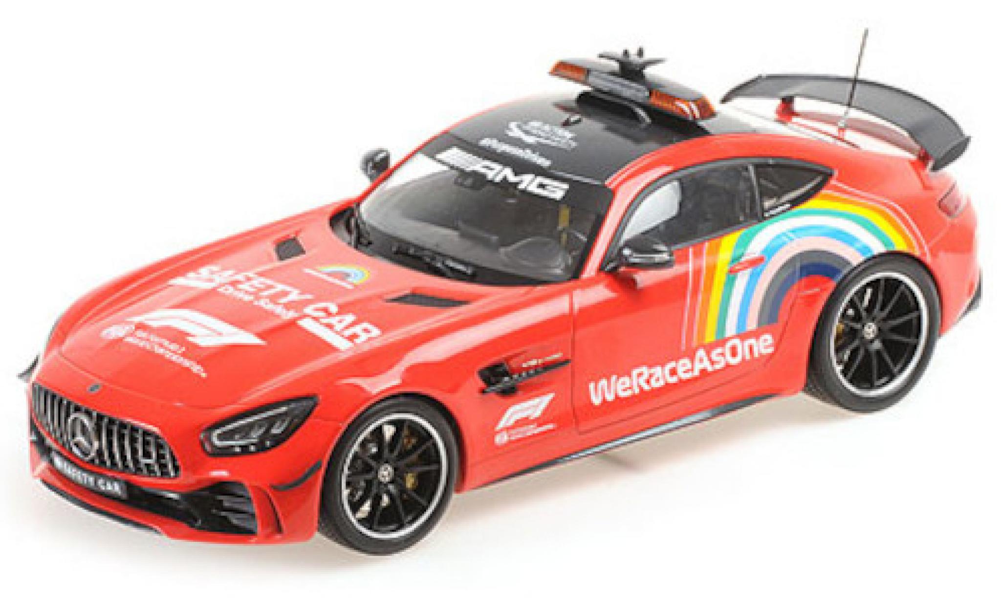 Mercedes AMG GT 1/18 Minichamps -R WeRaceAsOne Formel 1 GP Mugello 2020 Safety Car B.Mayl&auml;nder modelauto