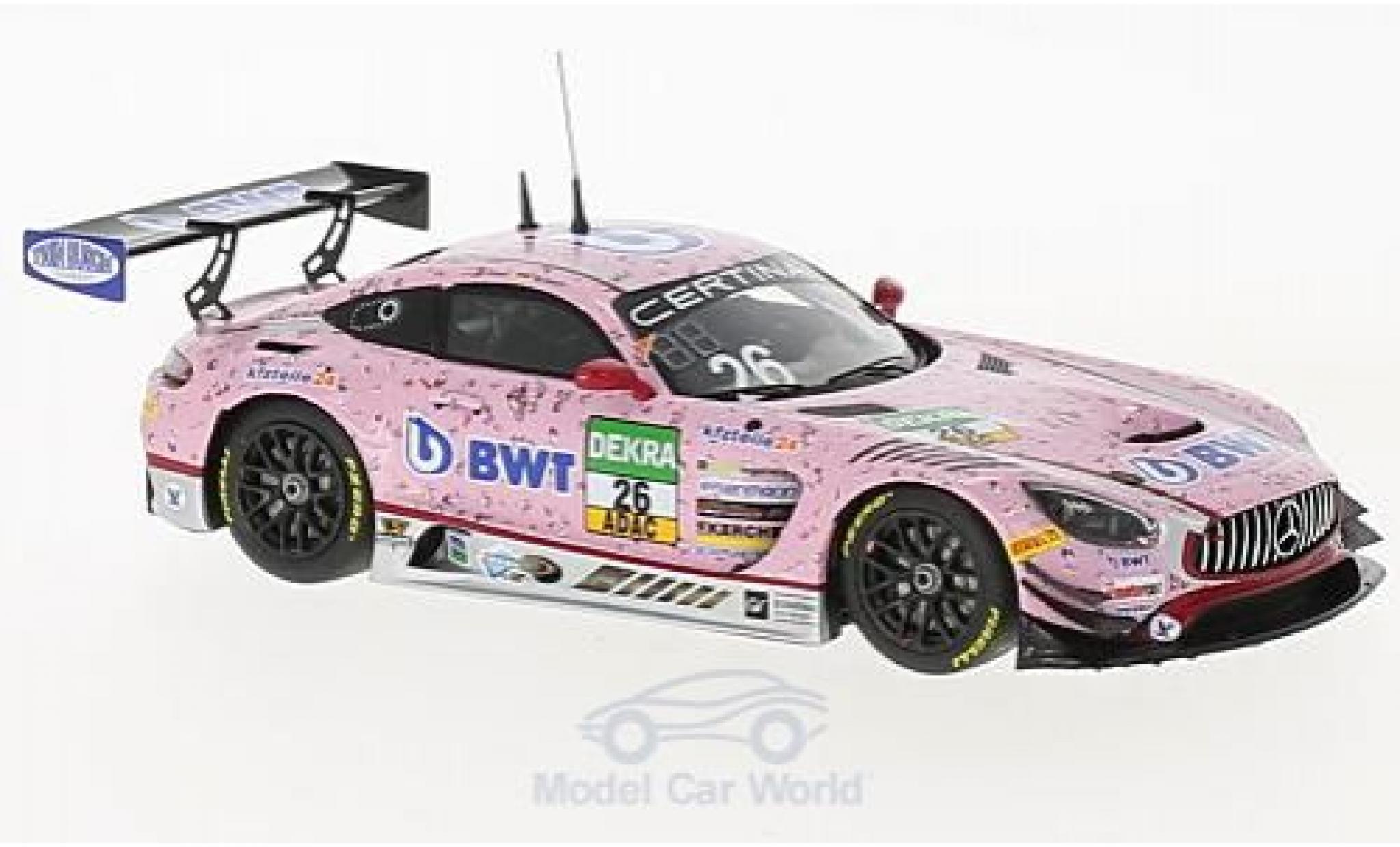Mercedes AMG GT 1/43 Minichamps 3 No.26 BWT M&uuml;cke Motorsport BWT ADAC GT Masters 2017 S.Asch/L.Auer/S.M&uuml;cke modelauto