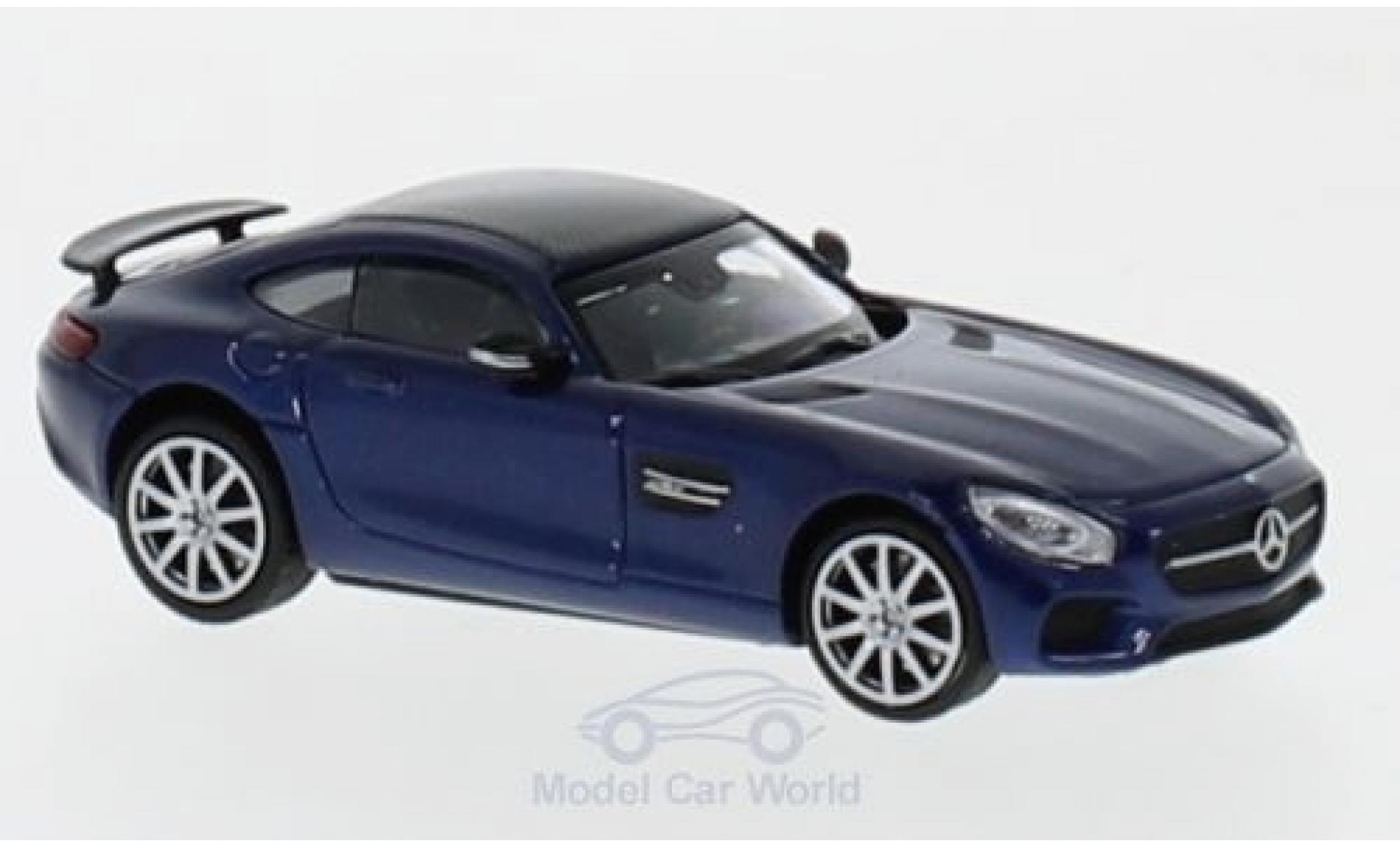 Mercedes AMG GT 1/87 Minichamps S metallic blauw 2015 modelauto