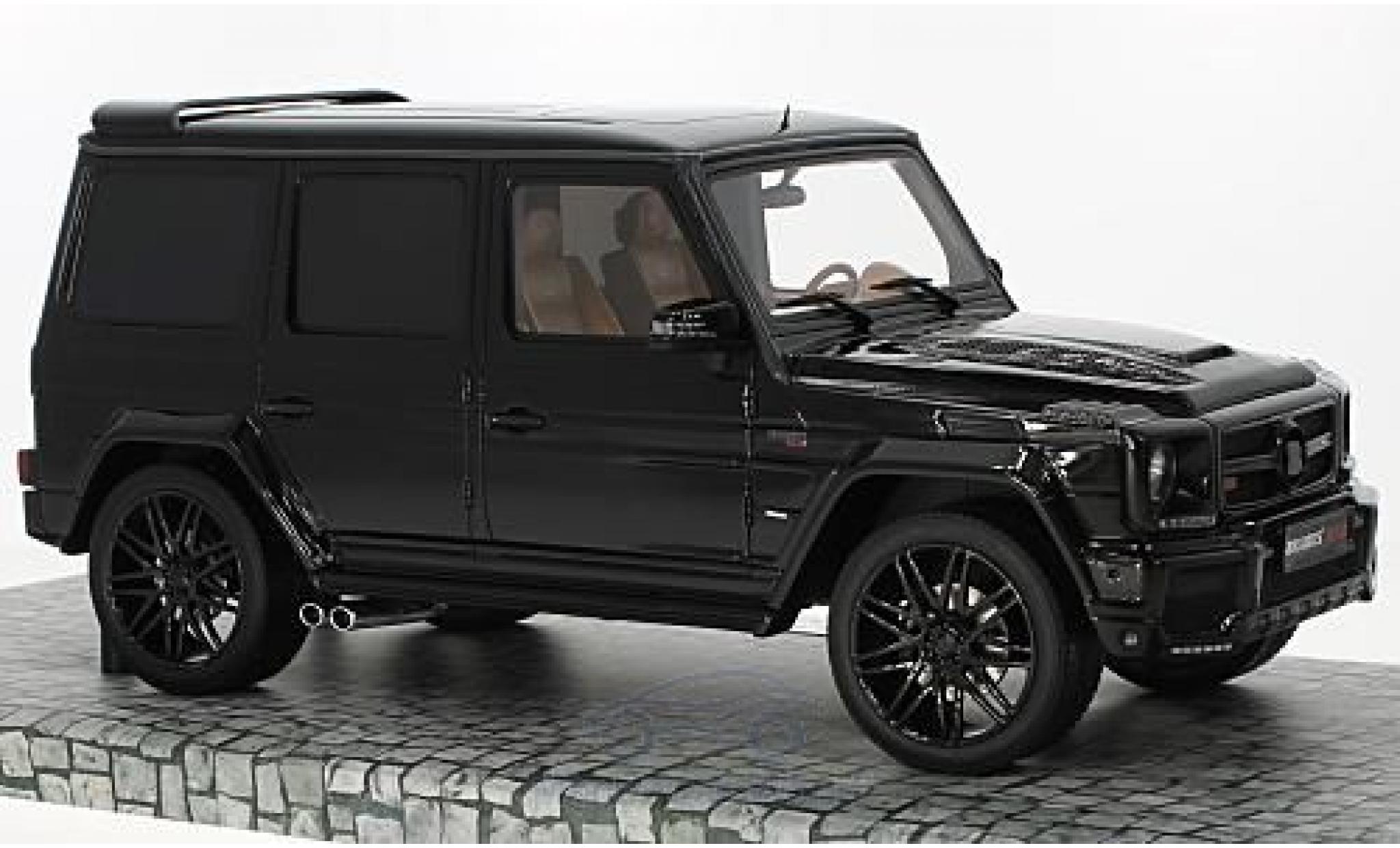 Mercedes Classe G 1/18 Minichamps Brabus 850 6.0 Widestar zwart 2015 (Basis AMG G63) modelauto