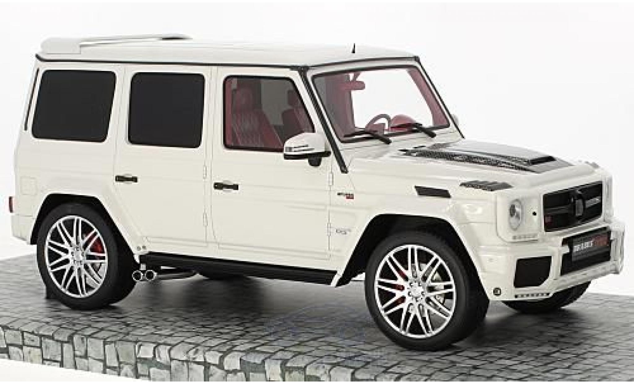 Mercedes Classe G 1/18 Minichamps Brabus 850 6.0 Widestar wit 2016 Basis G63 AMG modelauto