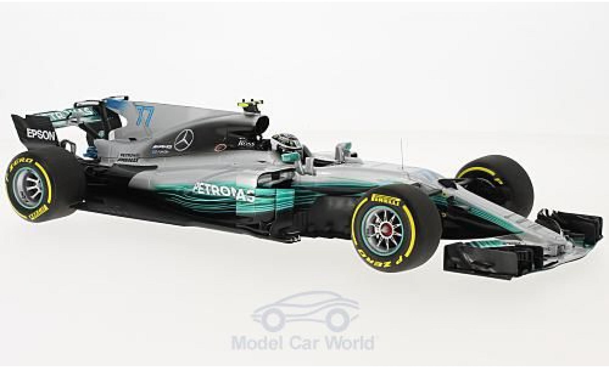 Mercedes F1 1/43 Minichamps W08 EQ Power+ No.77 AMG Petronas Motorsport Petronas Formel 1 GP Spanien 2017 V.Bottas modelauto
