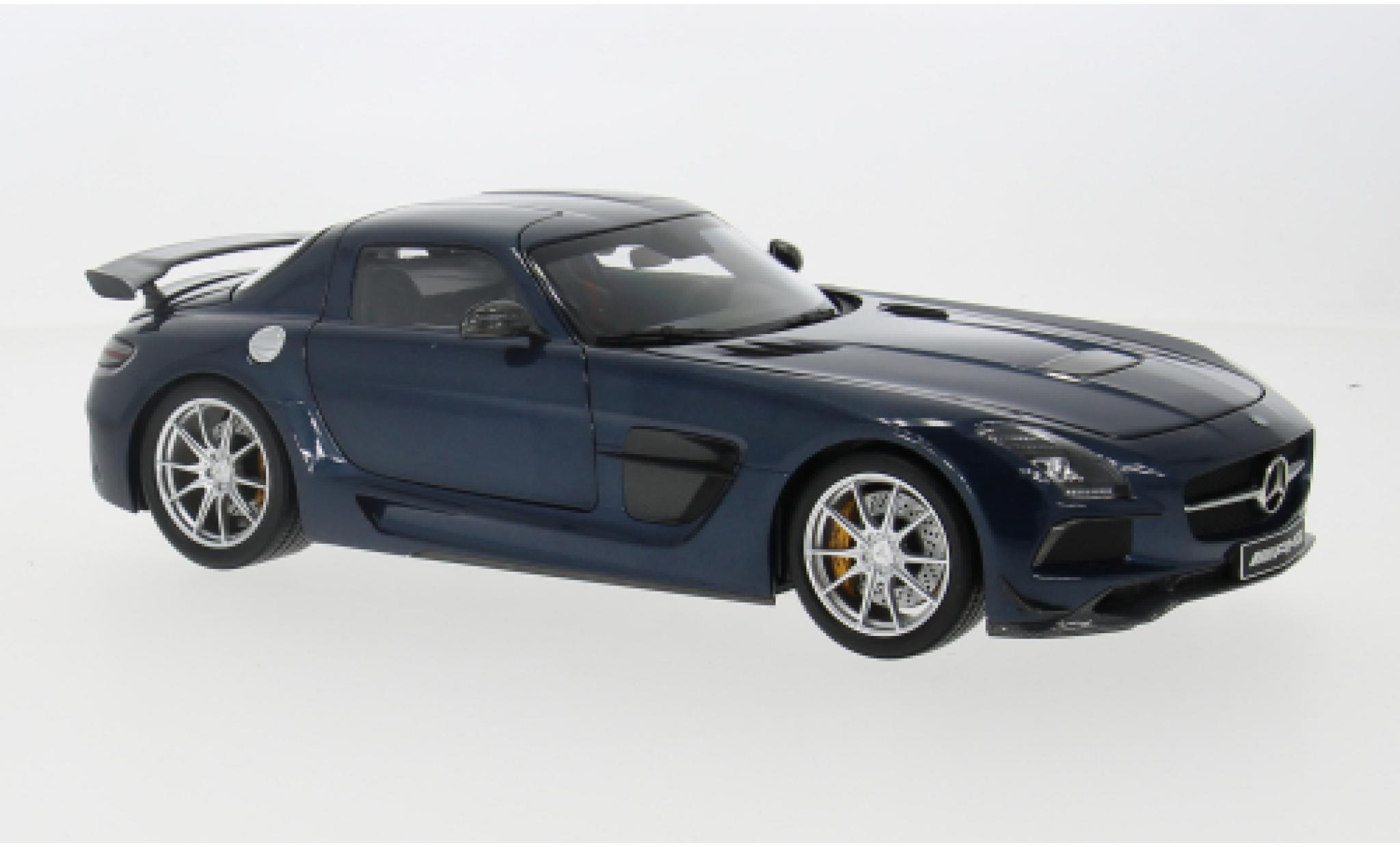 MG B 1/18 Minichamps Mercedes SLS A lack Series blauw 2013 1:18 modelauto