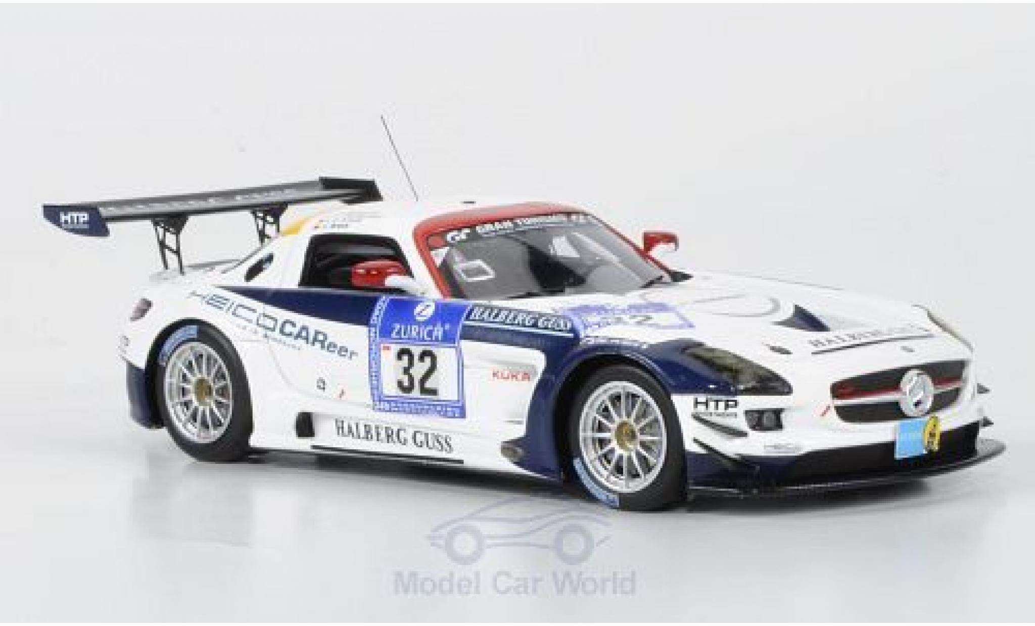 Mercedes SLS 1/43 Minichamps AMG GT3 No.32 Heico Motorsport 24h N&uuml;rburgring 2011 A.Margaritis/C.Frankenhout/C.Br&uuml;ck modelauto