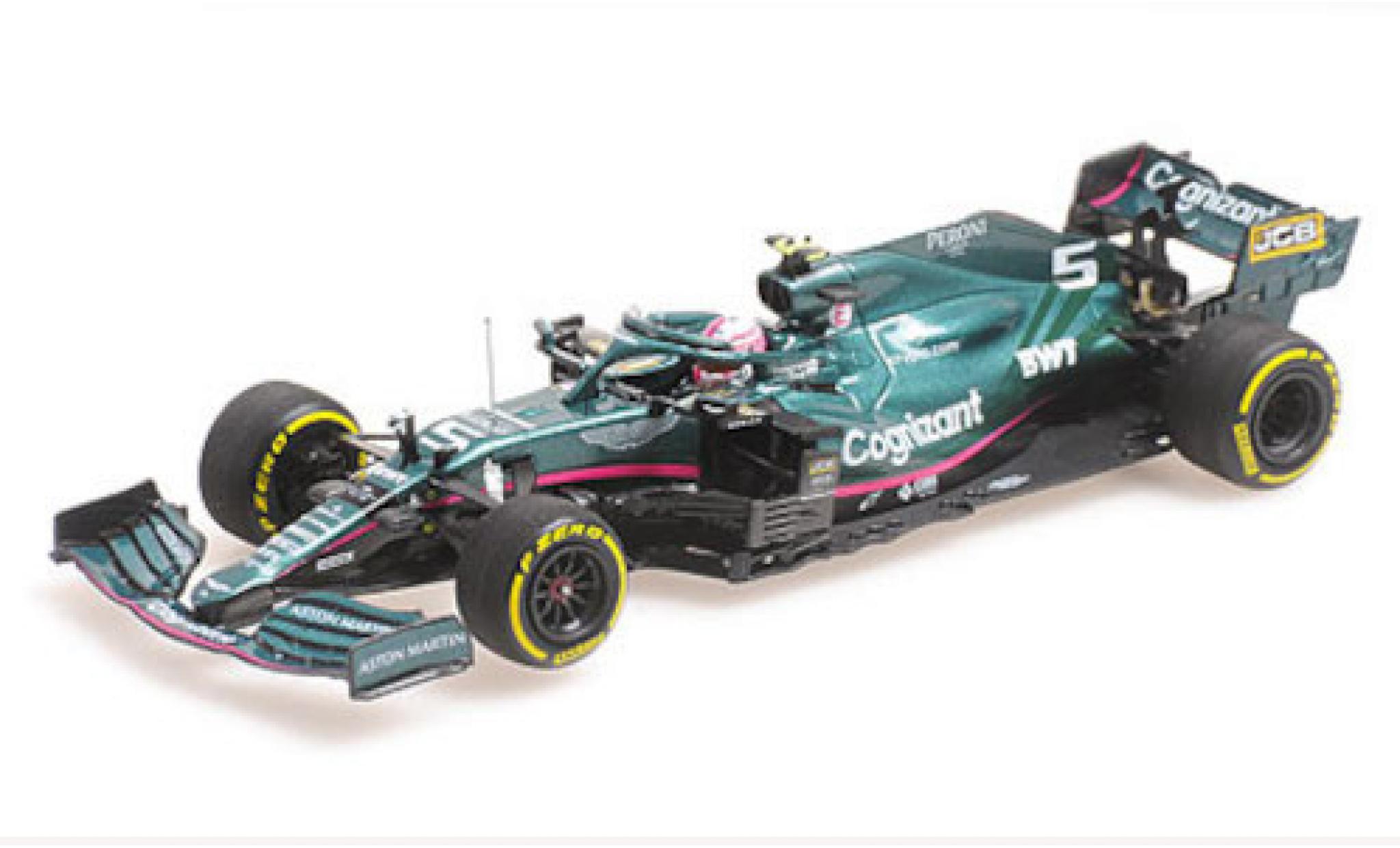 Aston Martin AMR2 1/43 Minichamps 1 No.5 Cognizant F1 Team Cognizant Formel 1 GP Bahrain 2021 modelauto
