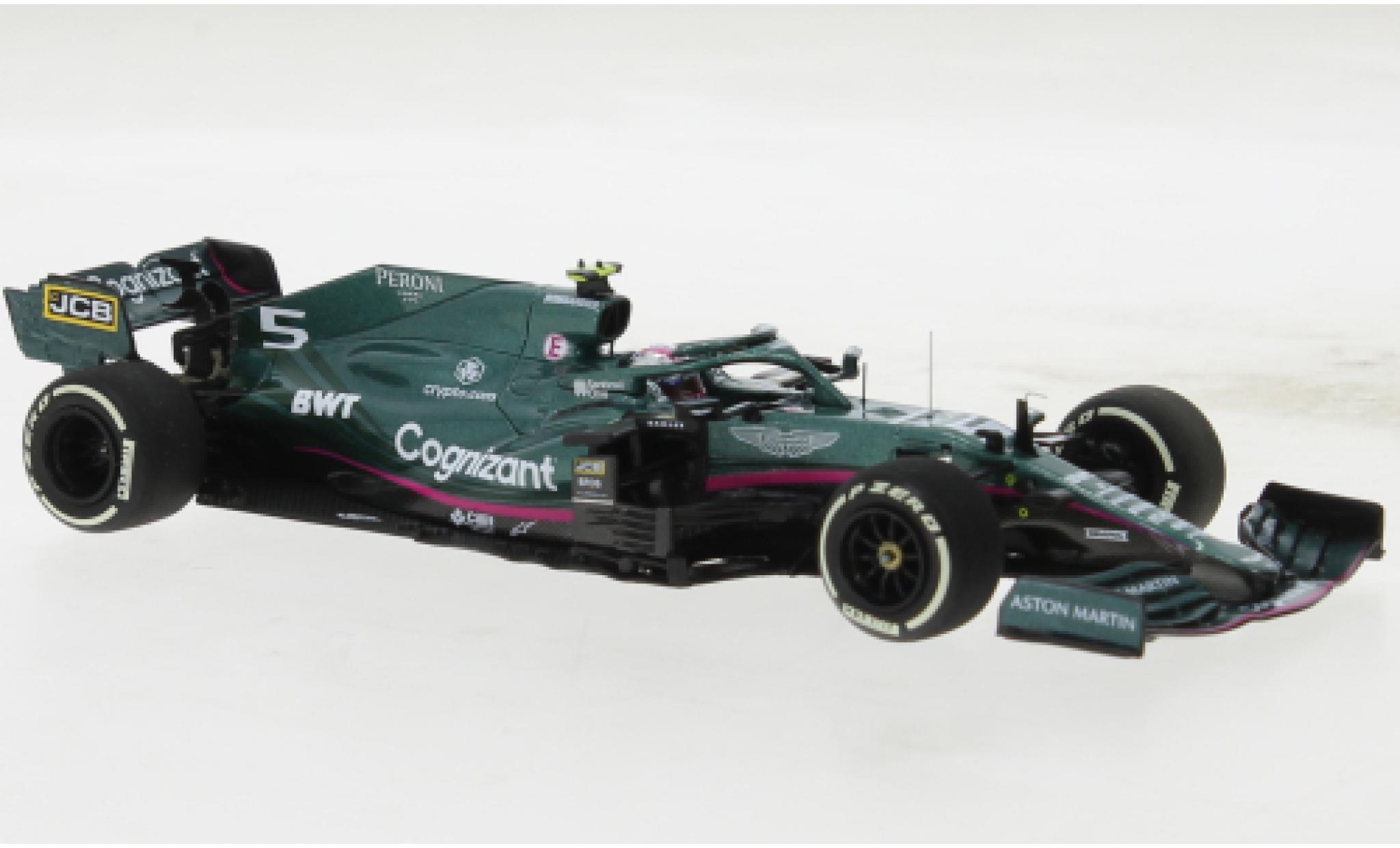 Aston Martin AMR2 1/43 Minichamps 1 No.5 Cognizant F1 Team Cognizant formule 1 GP Monaco 2021 modelauto