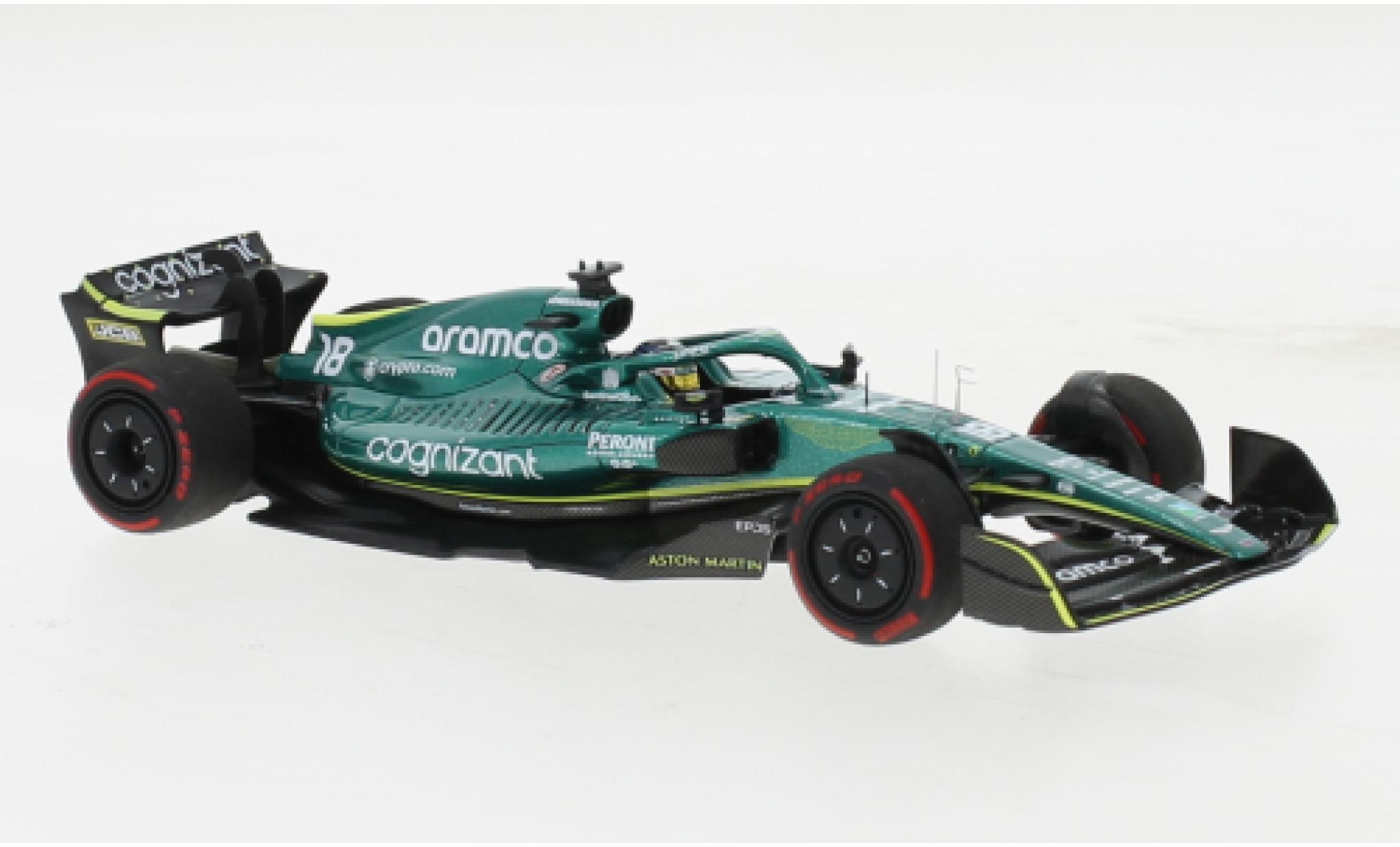 Aston Martin AMR2 1/43 Minichamps 2 No.18 Aramco Cognizant F1 Team Cognizant Formel 1 GP Bahrain 2022 modelauto